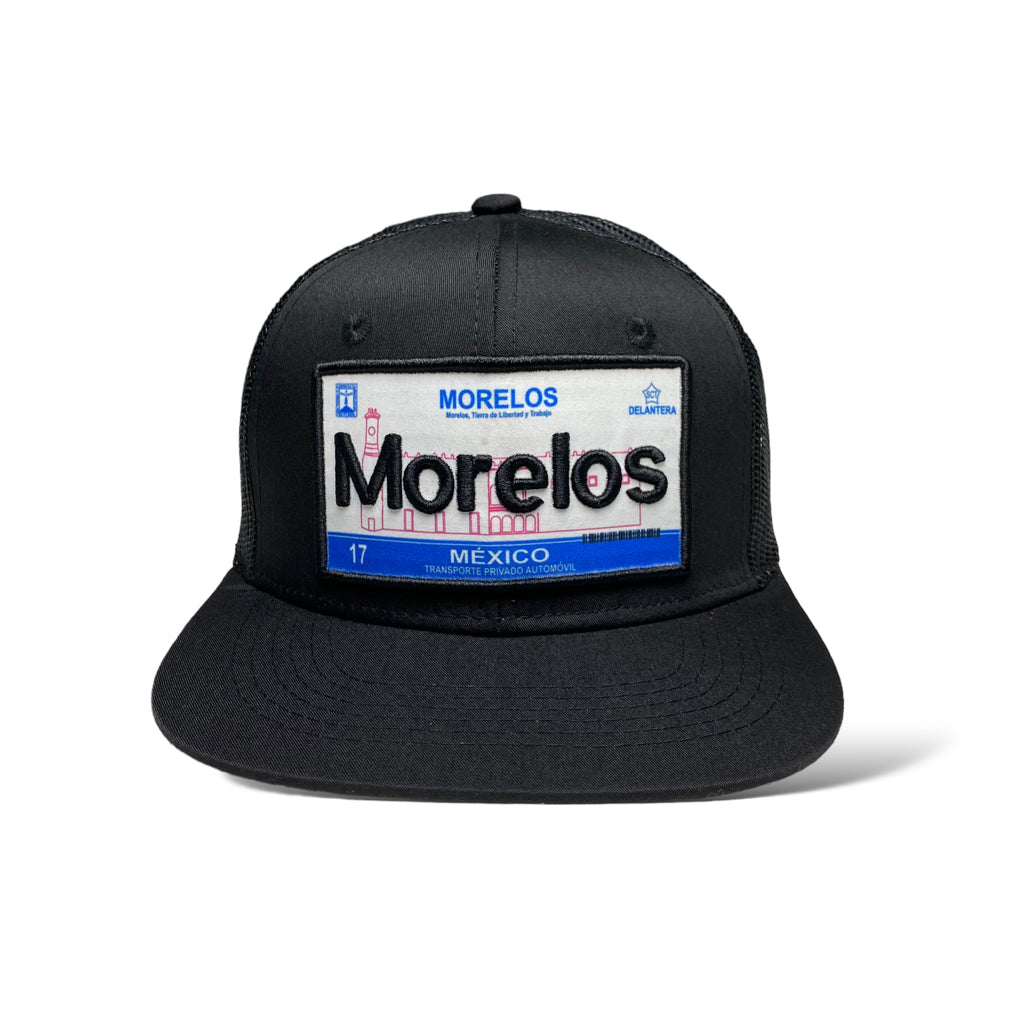 MEXICO Hat Morelos Auto License Plate Snapback Mesh Flat Bill Baseball Cap