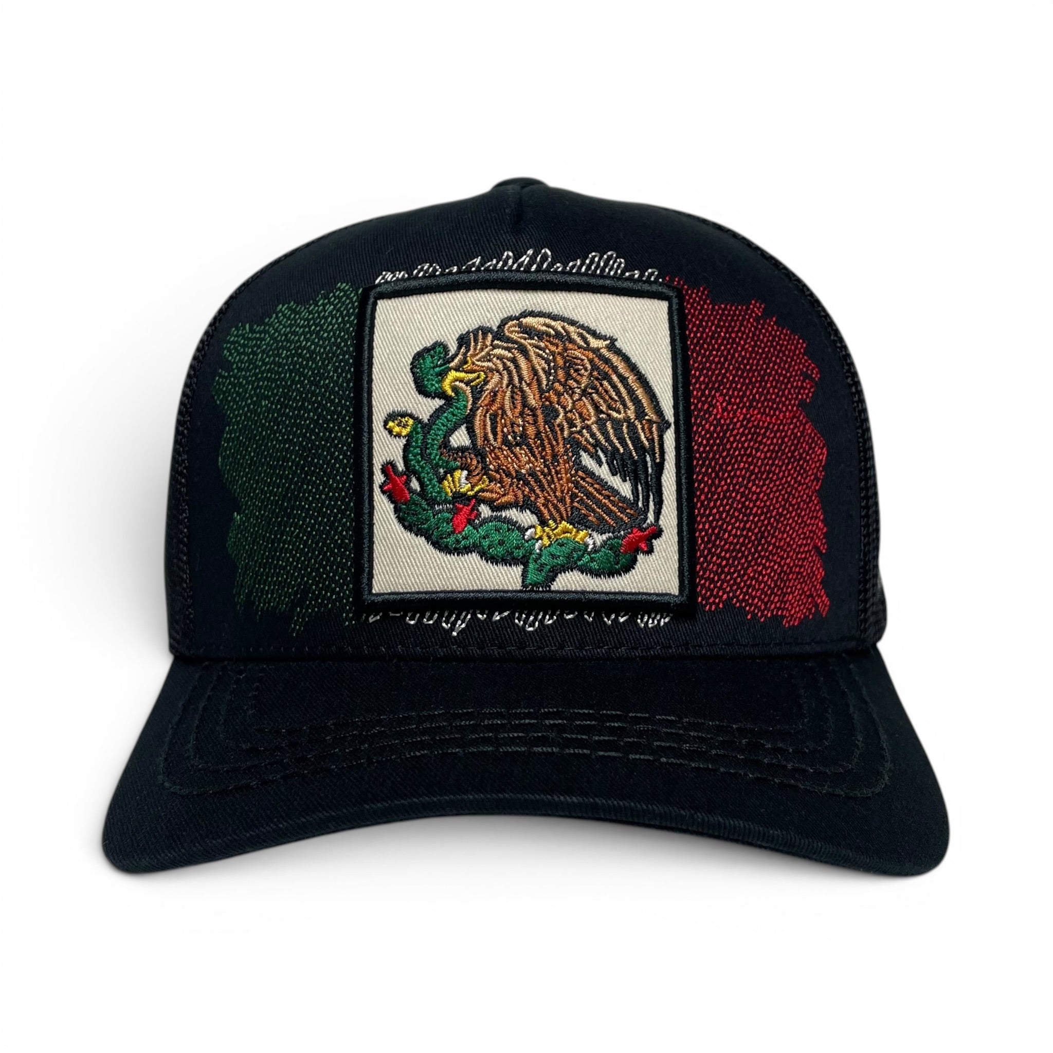Mexico Eagle Chingon Embroidered Snapback Baseball Cap, Curved Brim