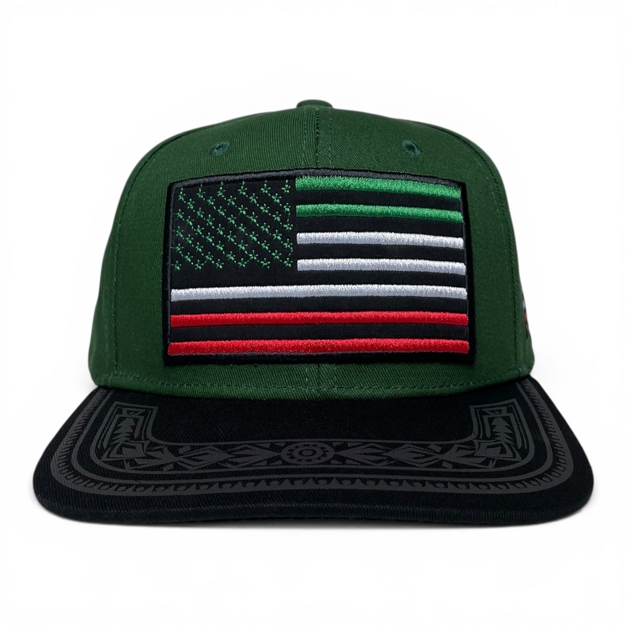 Mexican American Embroidered Flag - Mexico Baseball Snapback Caps