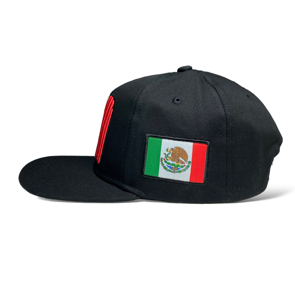 Mexico Embroidered Baseball Snapback Cap - Patriotic Mexican Hat