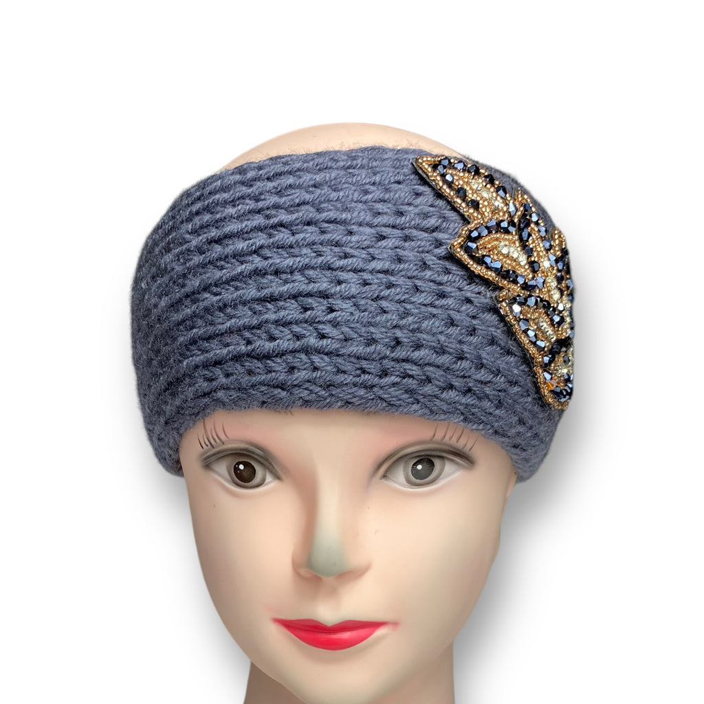 Women's Winter Knit Wool Headband – Ear Warmer Turban Hat