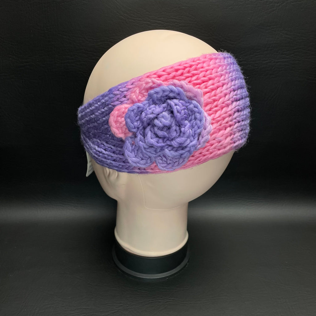 Set of 2 Women's Multicolor Knitted Winter Headband