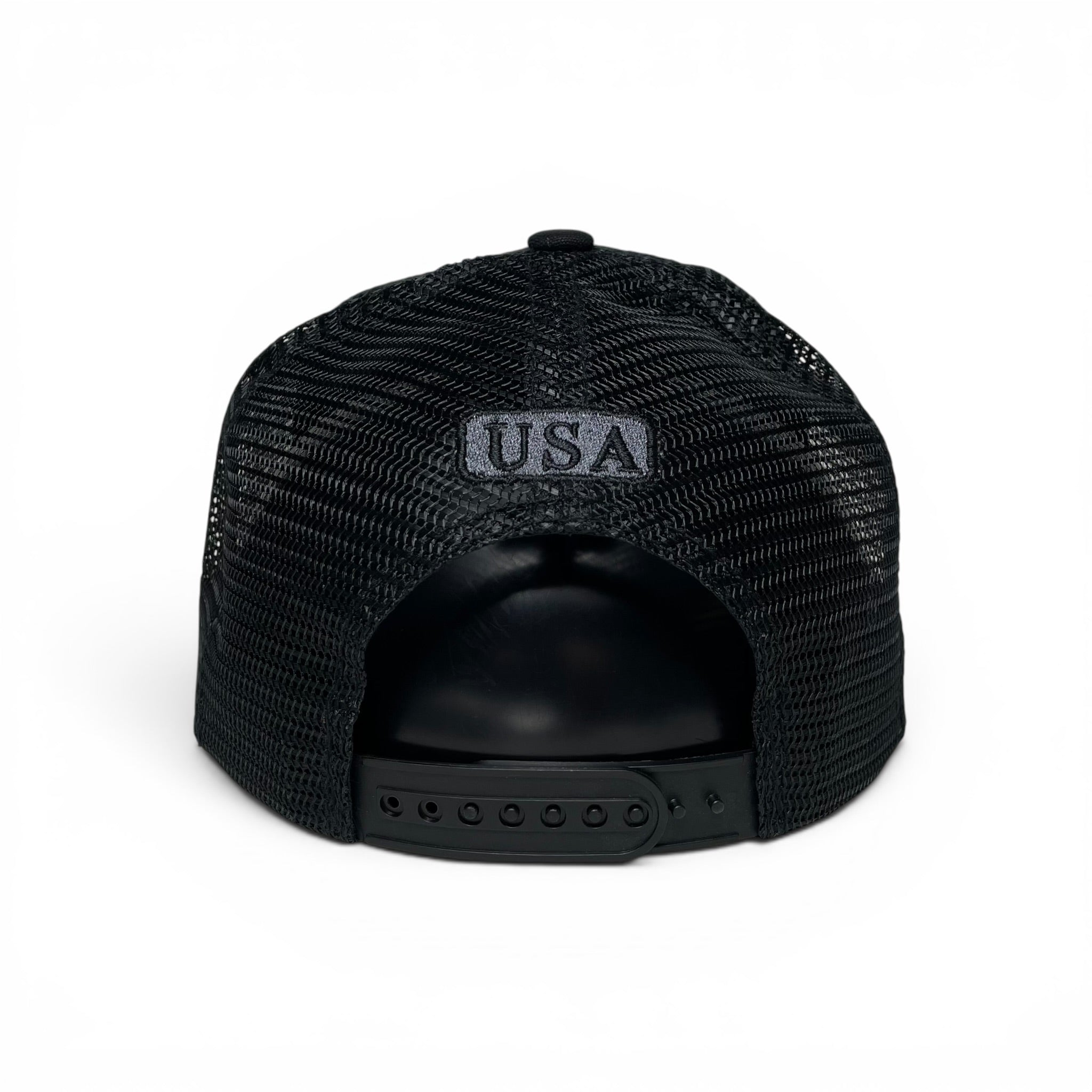 American Eagle USA Flag Patch Snapback Trucker Hat
