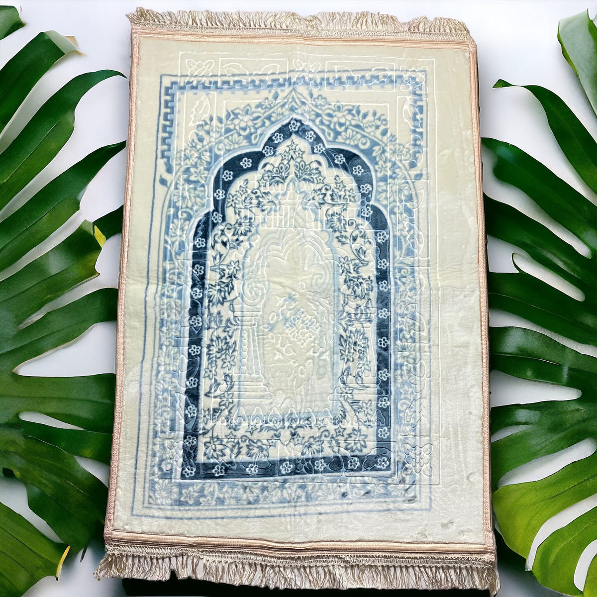Islamic Inspired Rug Non-Slip Islamic Prayer Rug