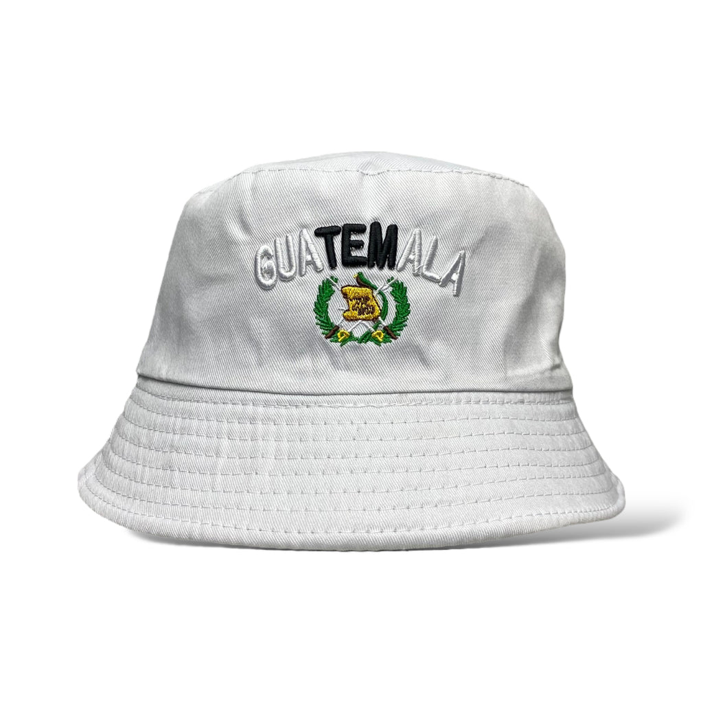 Guatemala Flag Embroidered Bucket Hat - Sun Protection, Hiking, Fishing, working