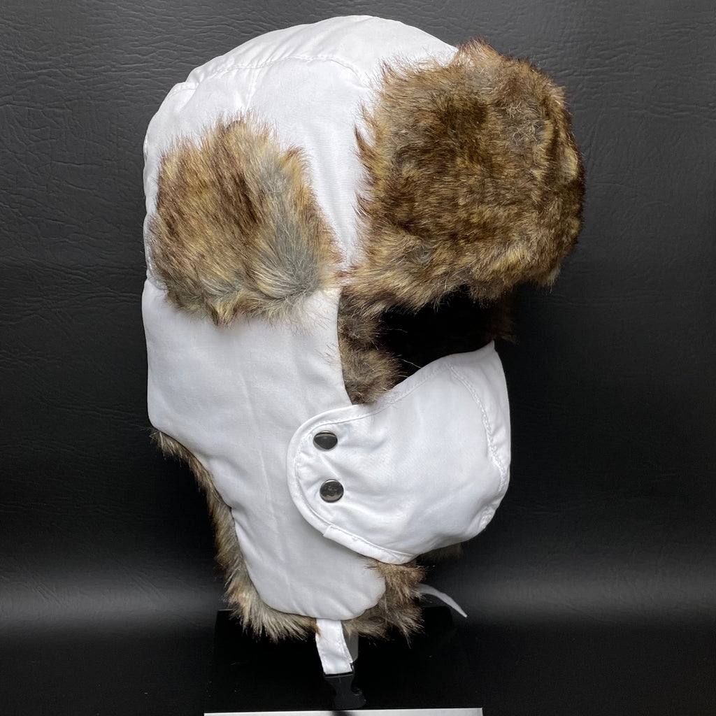 Winter Fur Ear Flap Hat Trapper Chic Russian Trooper Ski Cap Face Mask