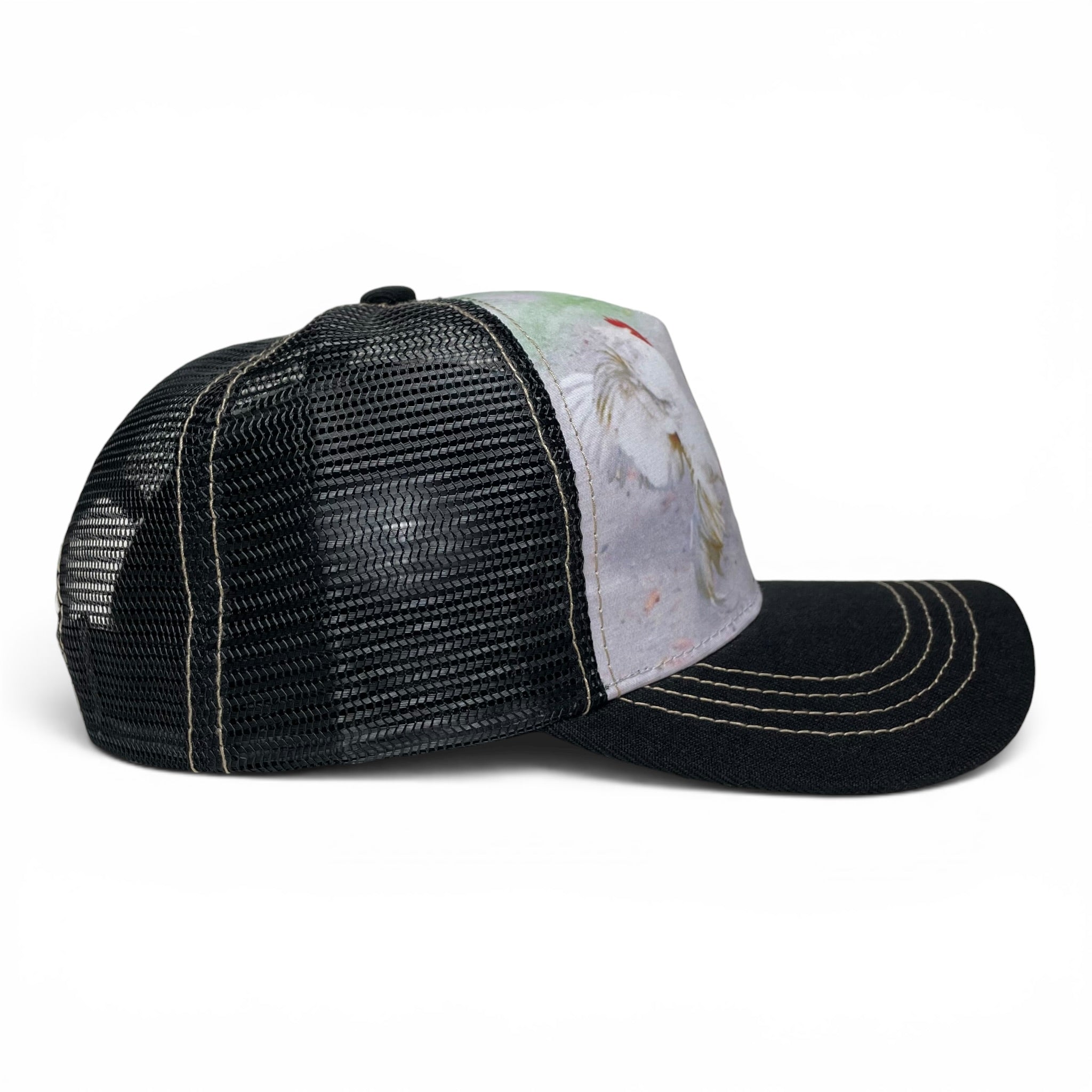 Rooster Cock Fighting Adjustable Baseball Cap, ranch style