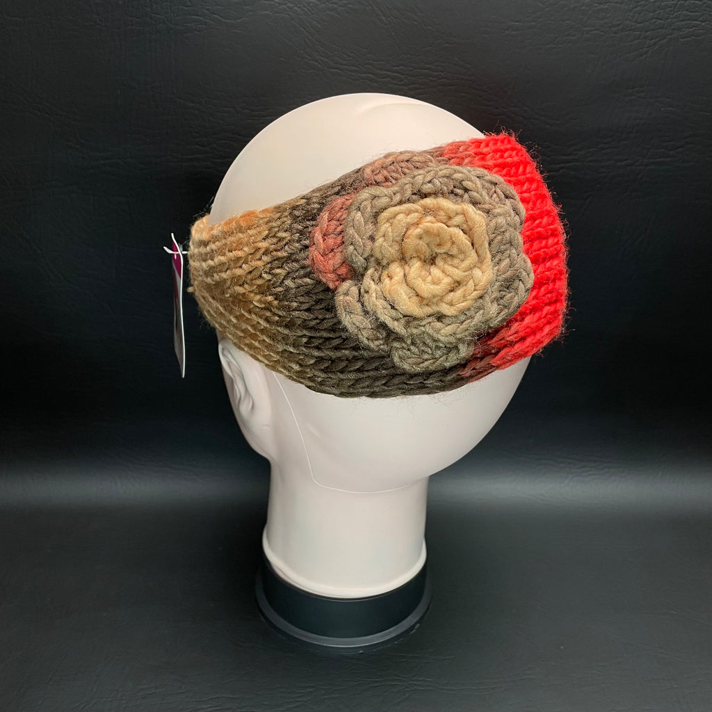 Set of 2 Women's Multicolor Knitted Winter Headband