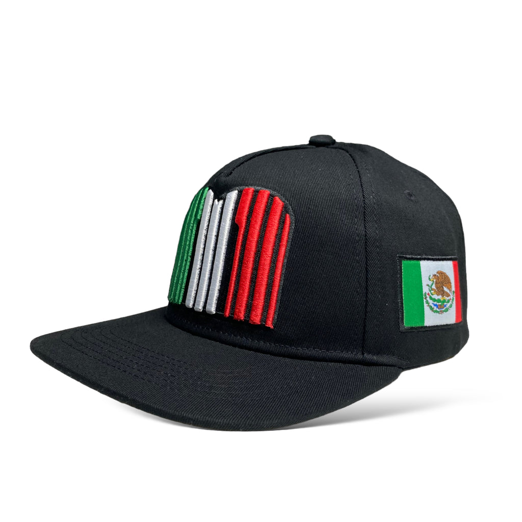 Mexico Embroidered Baseball Snapback Cap - Patriotic Mexican Hat