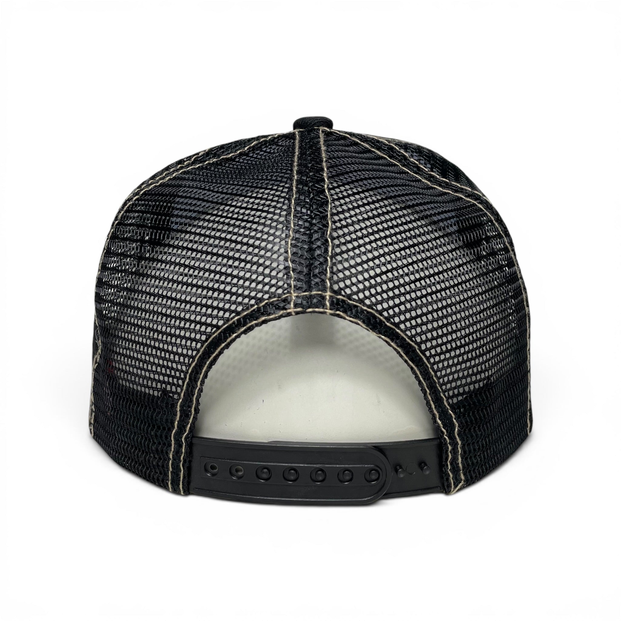 Cowboy Taming Bronco Adjustable Trucker Hat - Western Style Cap for Men and Women