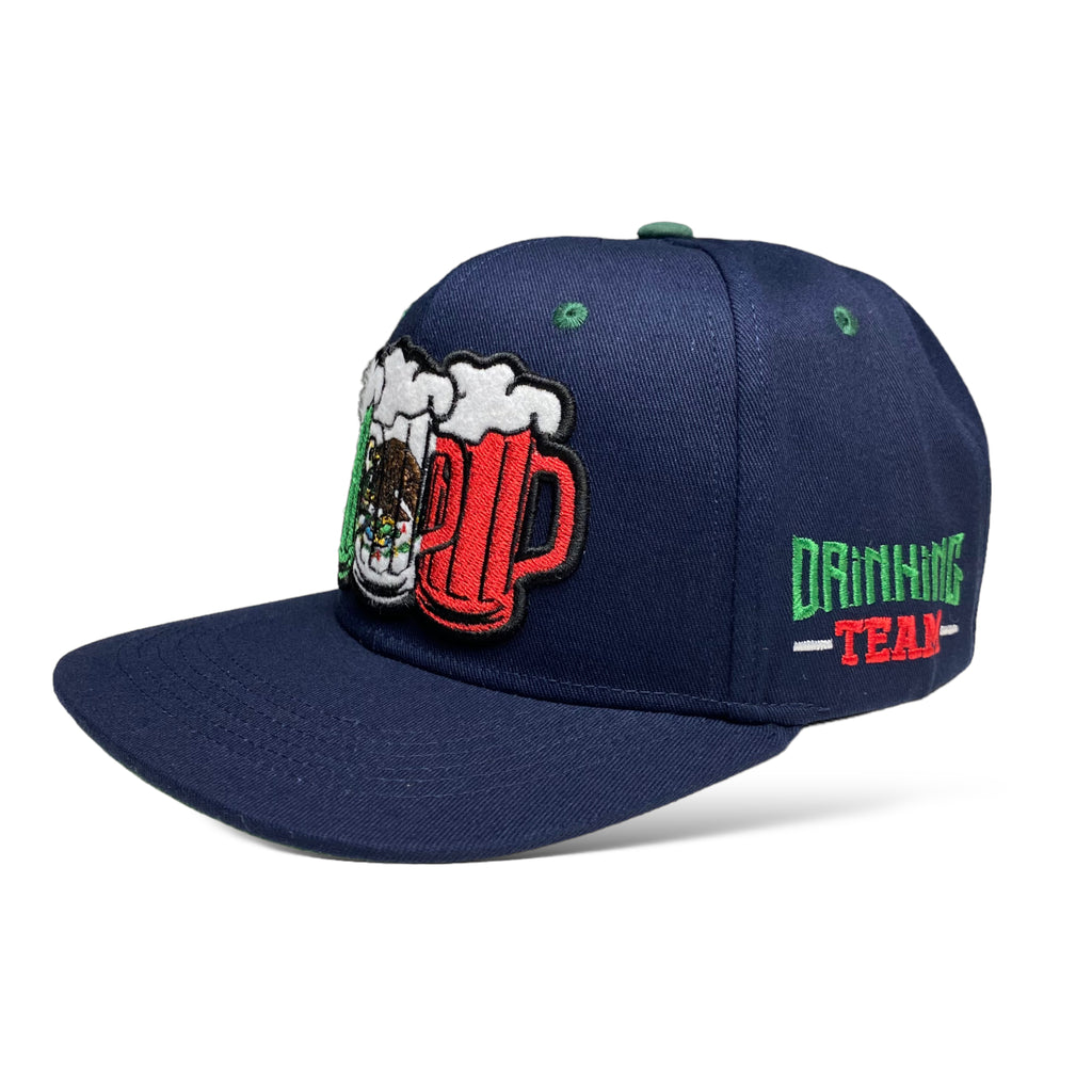 Drinking Team Mexico Beer Adjustable Baseball Hat Snapback Cap