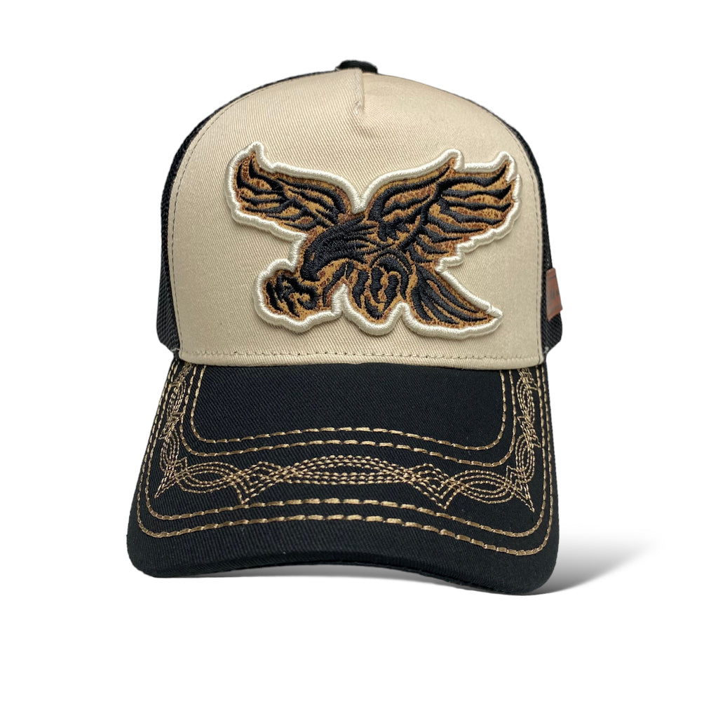 Eagle Embroidered Patch Trucker Baseball Cap / Wester Hat for Men