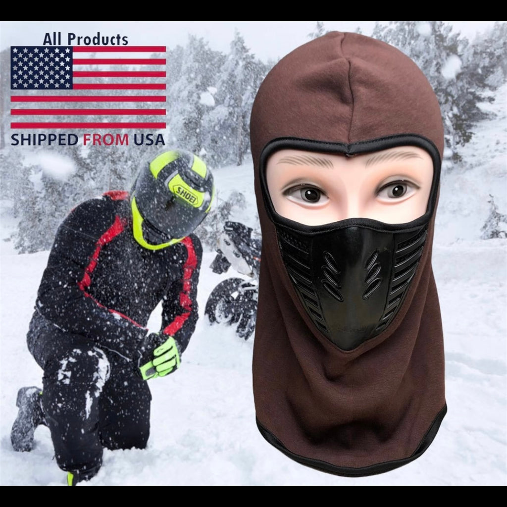 Winter Ski Balaclava Full Face Mask - Breathable Fleece with Air Vents