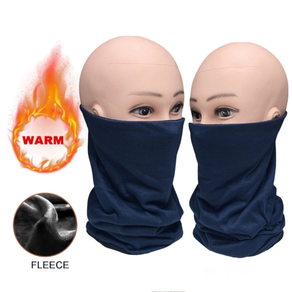 Navy Winter Thermal Face Mask, Warm Neck Gaiter Balaclava Unisex