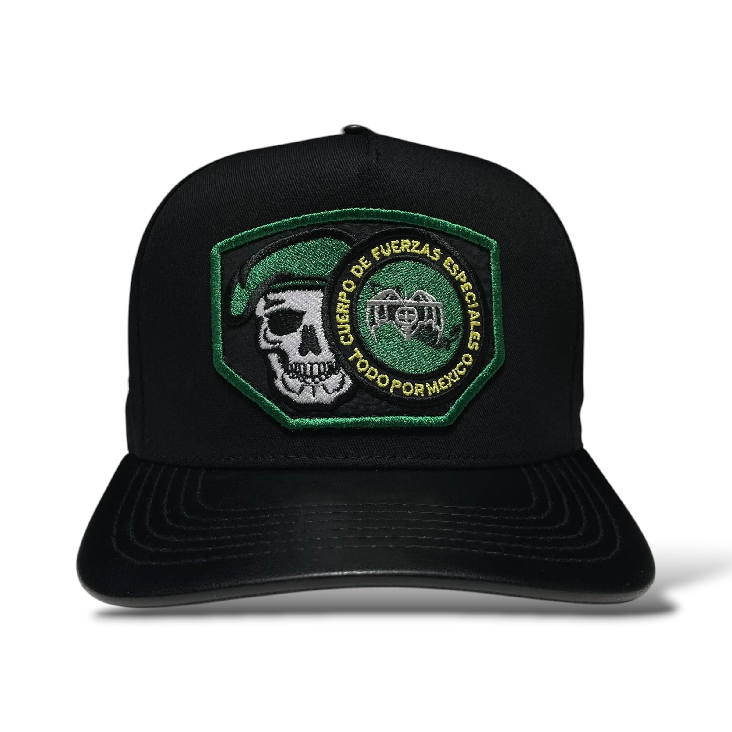 Gorra GAFES México Parche Bordado Fuerzas Especiales Baseball Visera PU
