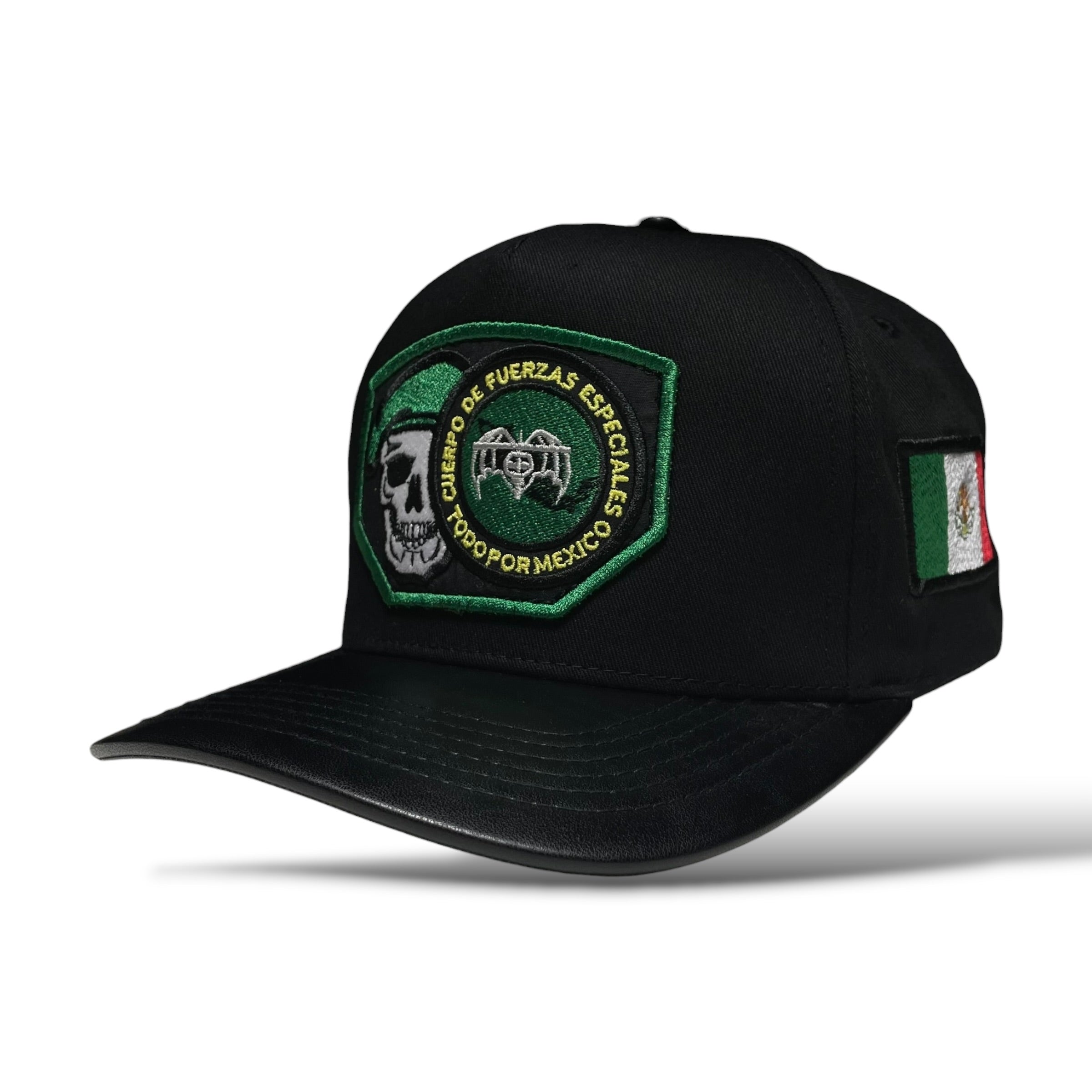 Gorra GAFES México Parche Bordado Fuerzas Especiales Baseball Visera PU