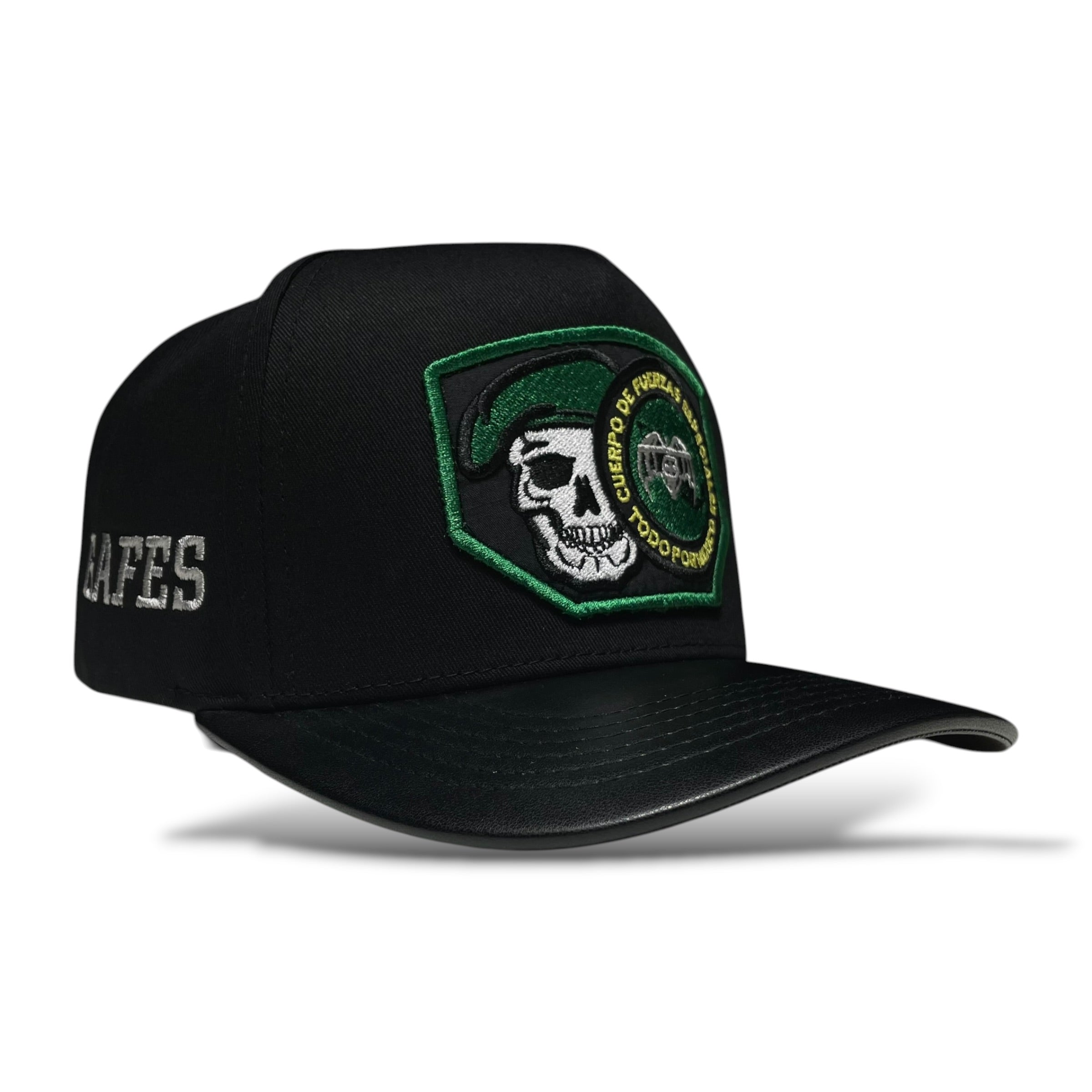 Gorra GAFES México Parche Bordado Fuerzas Especiales Baseball Visera PU