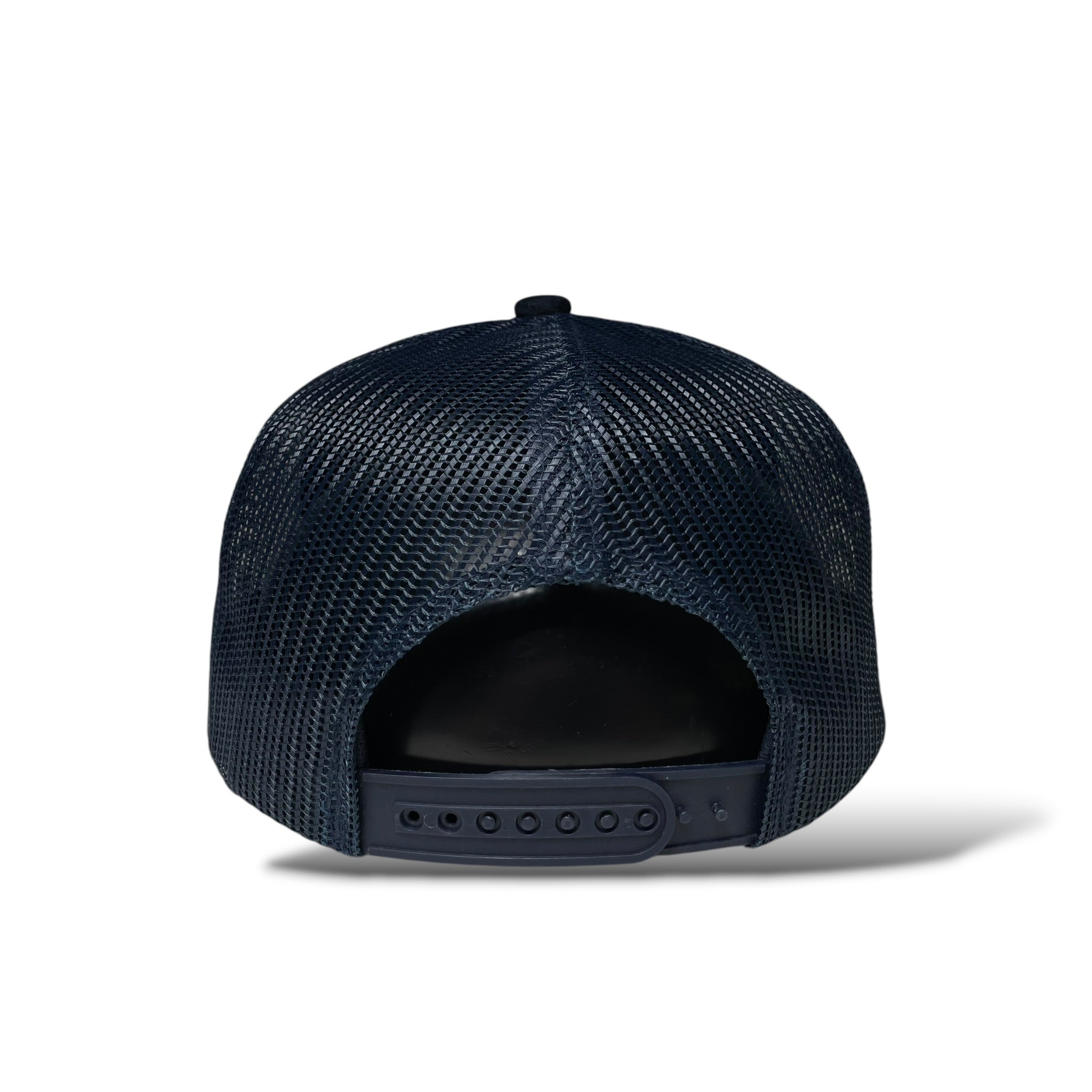 Rooster Emblem Suede Trucker Hat with Fighting Spirit Embroidery
