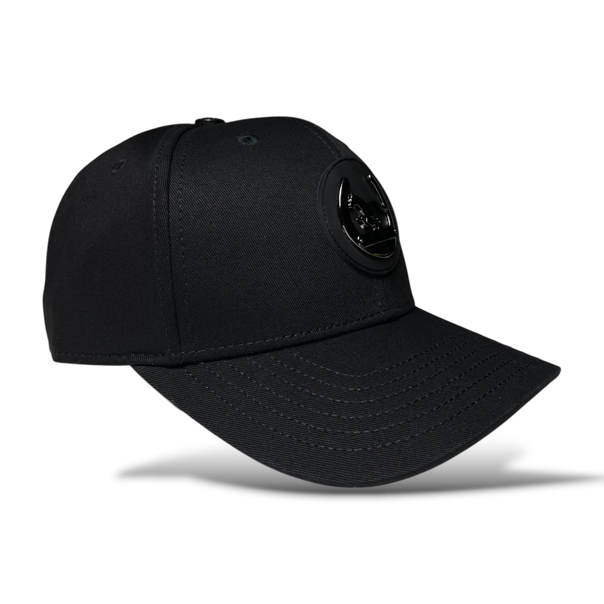 Horse, Horseshoe & Ride Free Emblem Black Western Baseball Cap