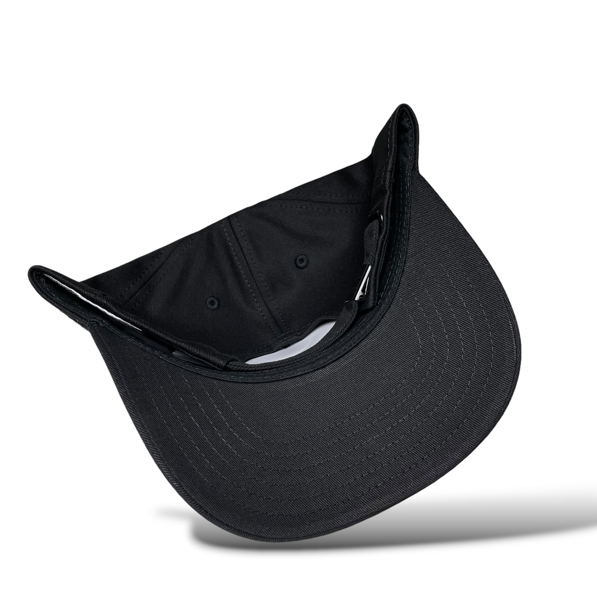 True Grit 3D Embroidered Horse & Horseshoe Emblem Black Baseball Hat