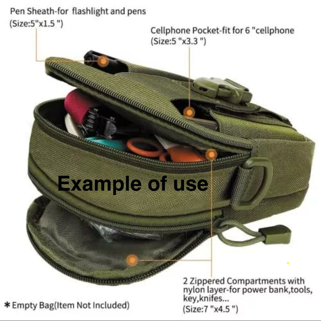 Military Tactical Multi-Functional Waist Pack for Hiking & Outdoor Gear