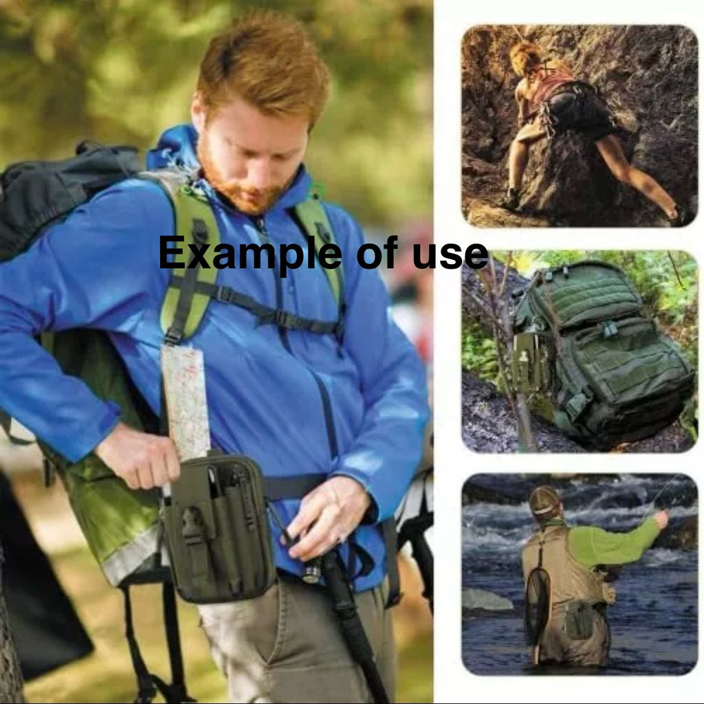 Military Tactical Multi-Functional Waist Pack for Hiking & Outdoor Gear