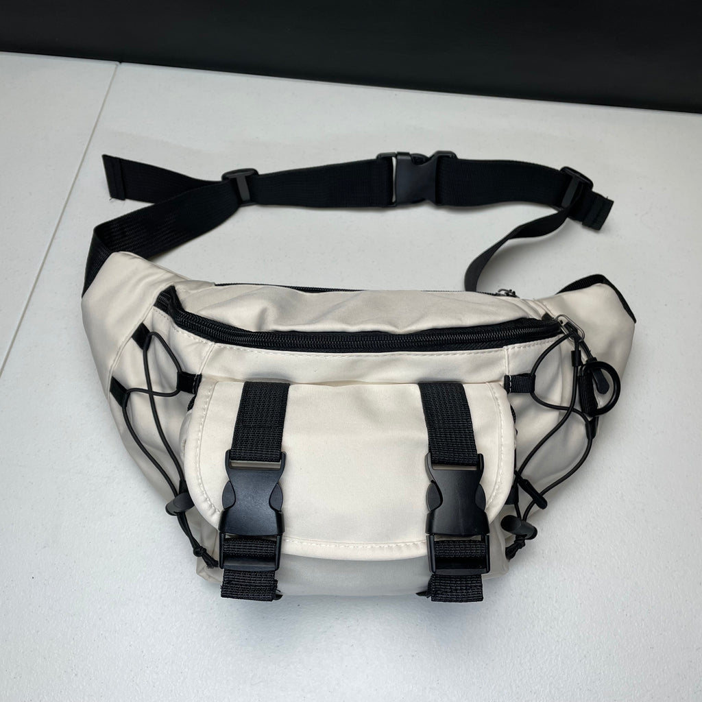 Multi-Zipper Fanny Pack & Crossbody Bag for Men or Women