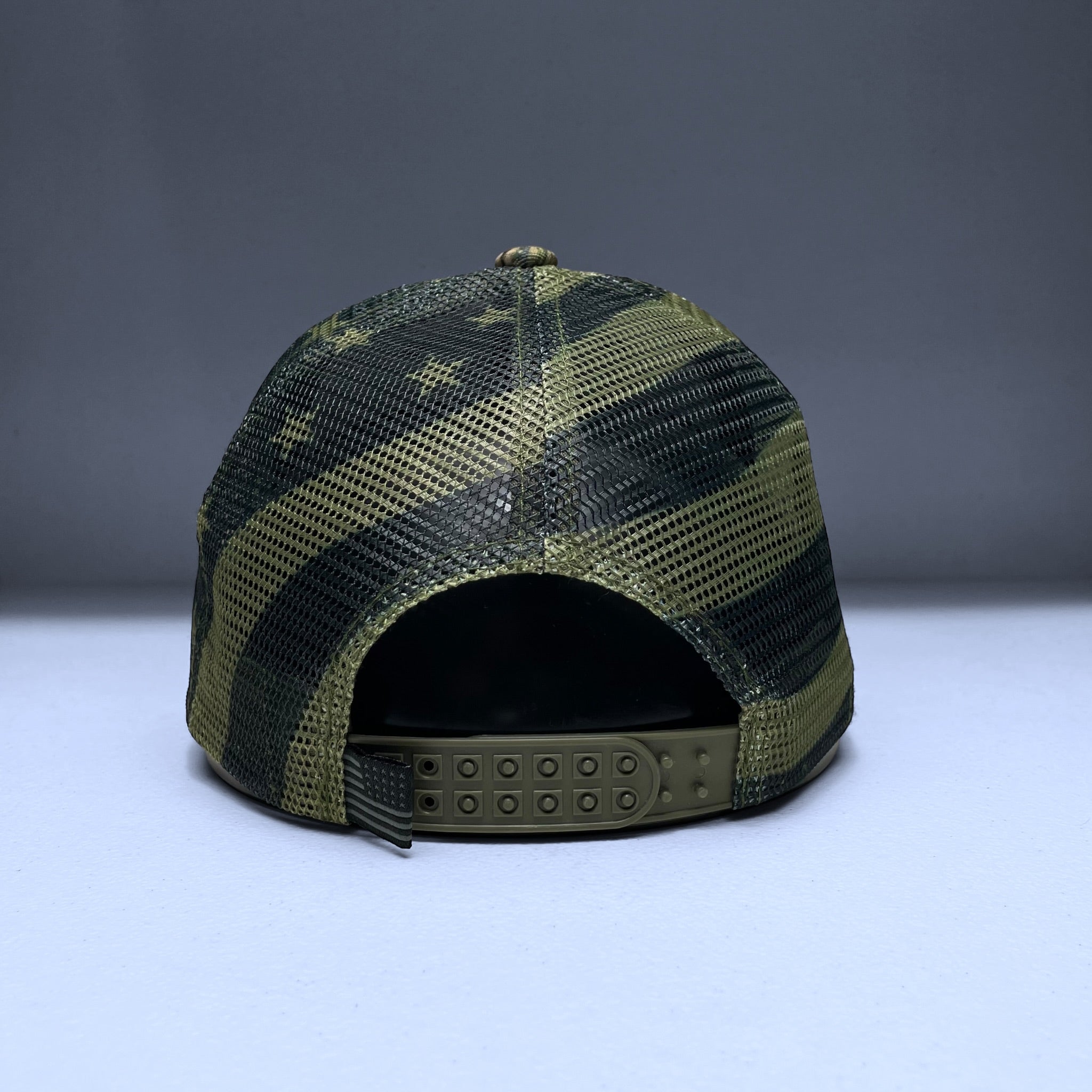 USA Flag Embroidered Camo Mesh Baseball Cap, Snapback, Outdoor, Sport Hat