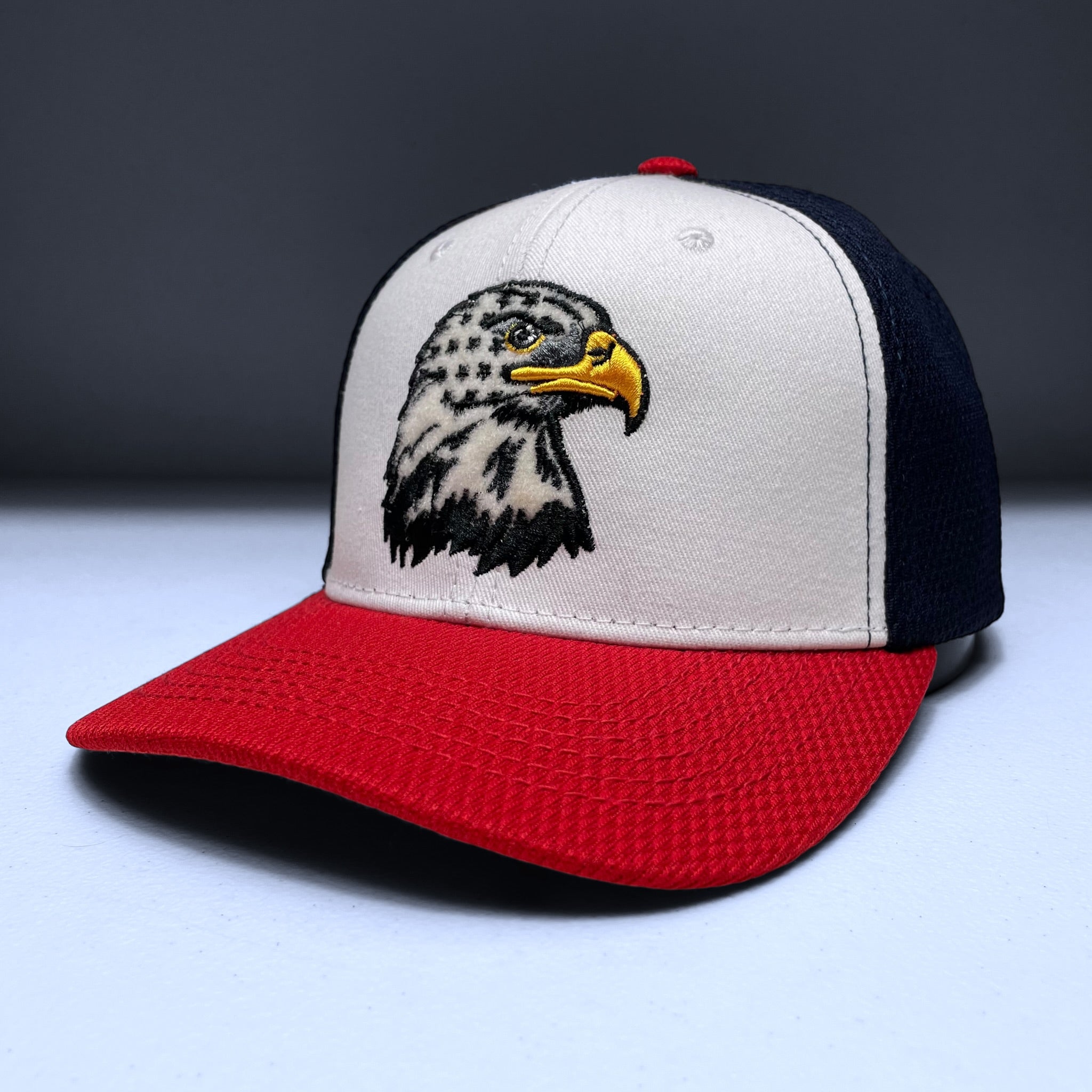 USA Eagle Embroidered Adjustable Baseball Cap with Curved Brim
