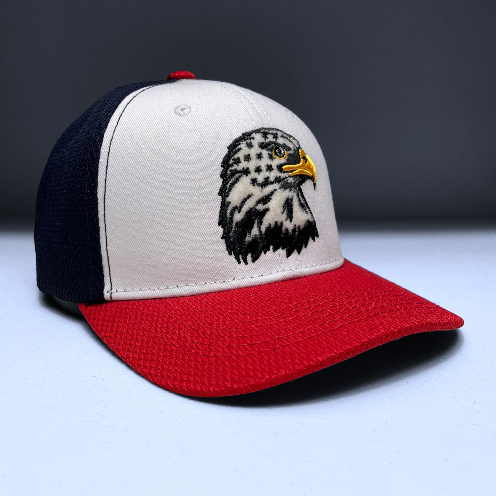 USA Eagle Embroidered Adjustable Baseball Cap with Curved Brim