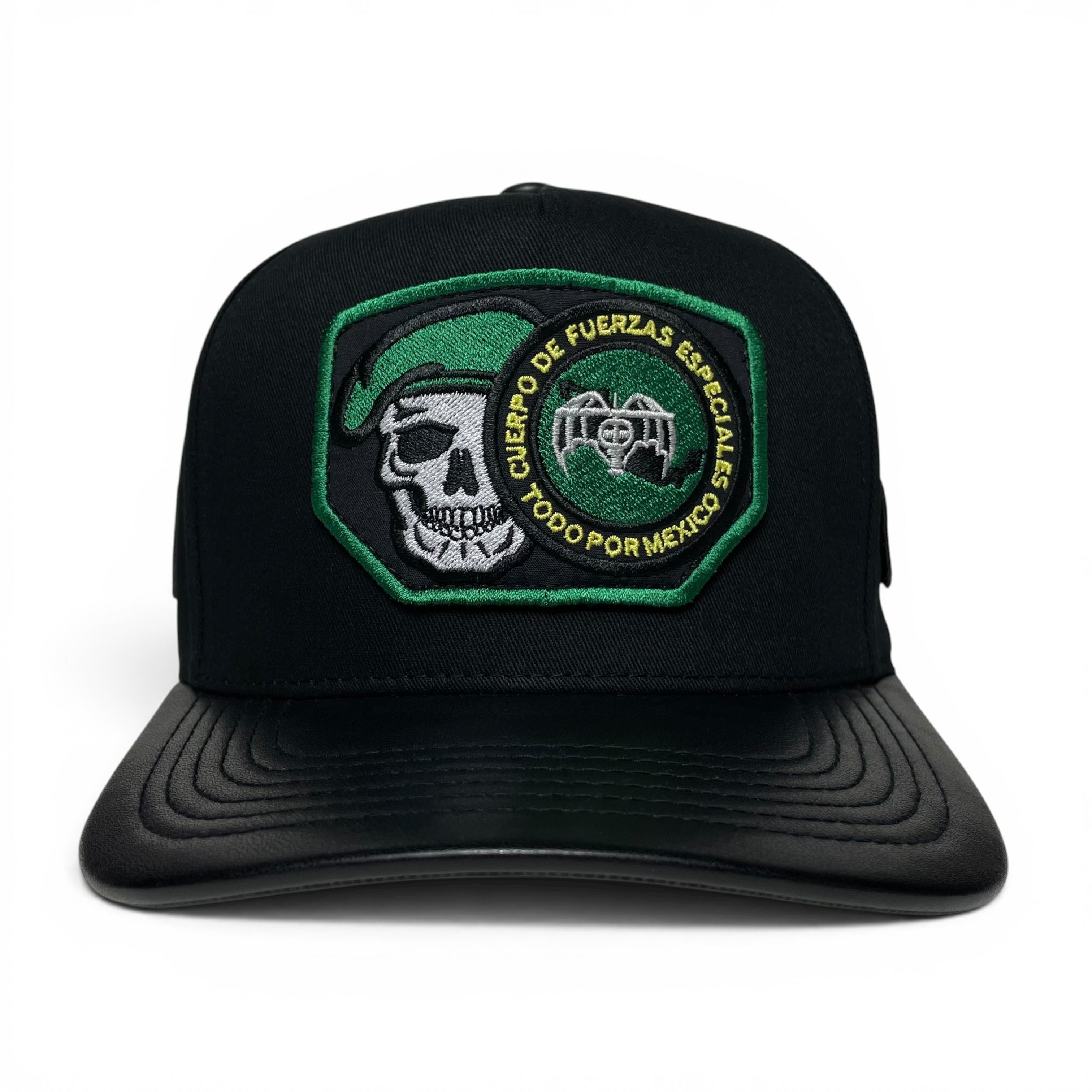 Gorra GAFES México Parche Bordado Fuerzas Especiales Baseball Visera PU