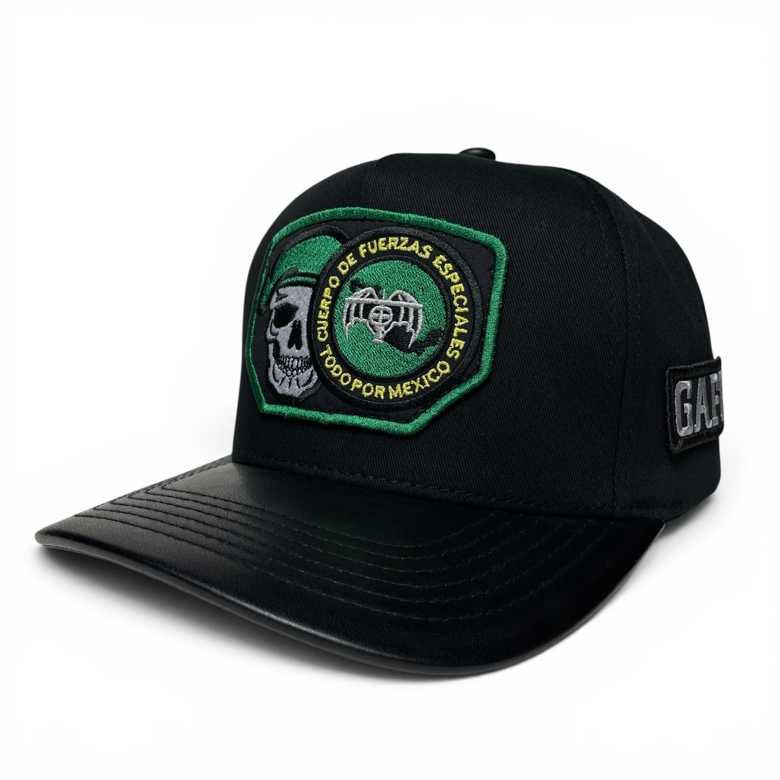 Gorra GAFES México Parche Bordado Fuerzas Especiales Baseball Visera PU