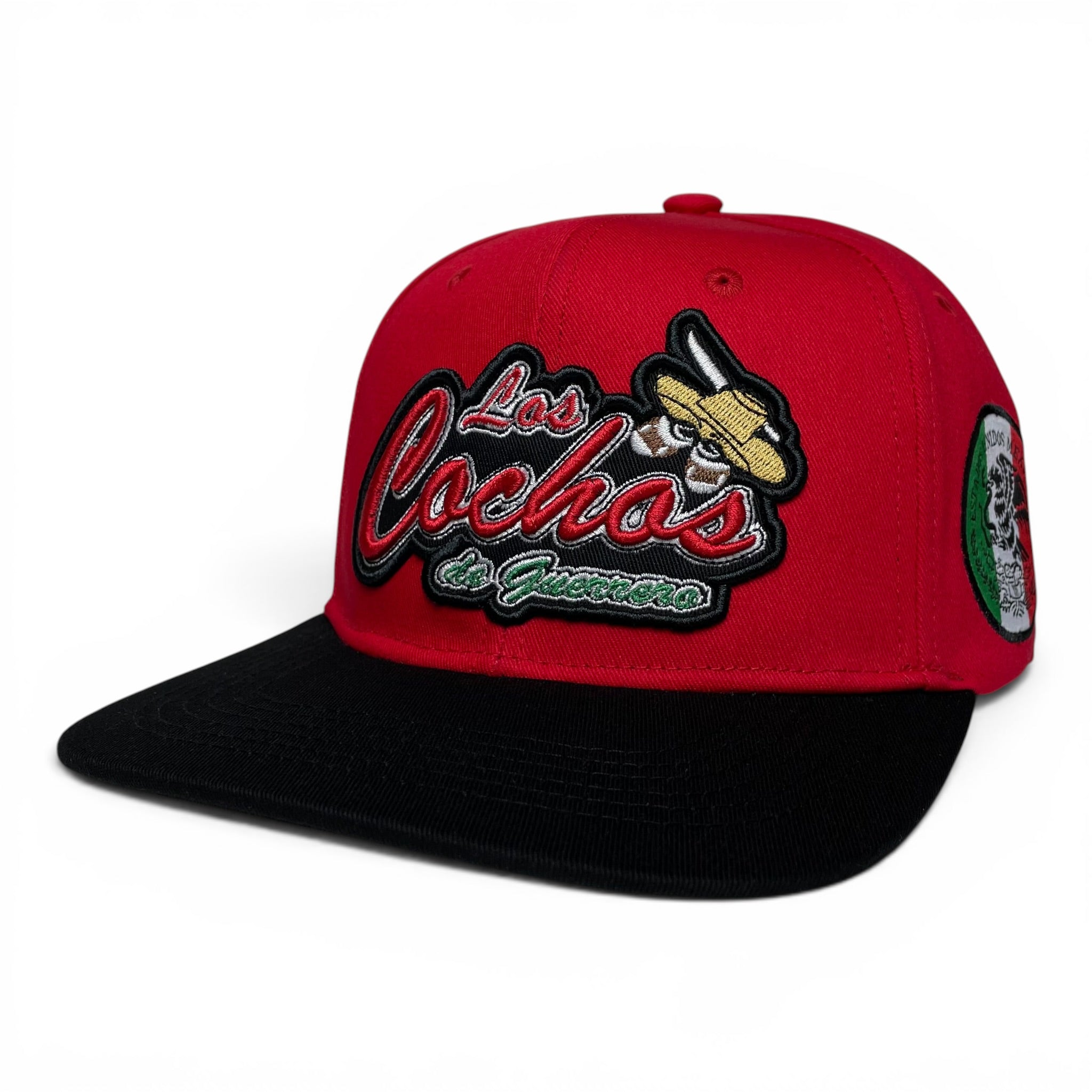 Gorra Los Cochos de Guerrero Mexico, Snapback, Visera Plana, Bordado