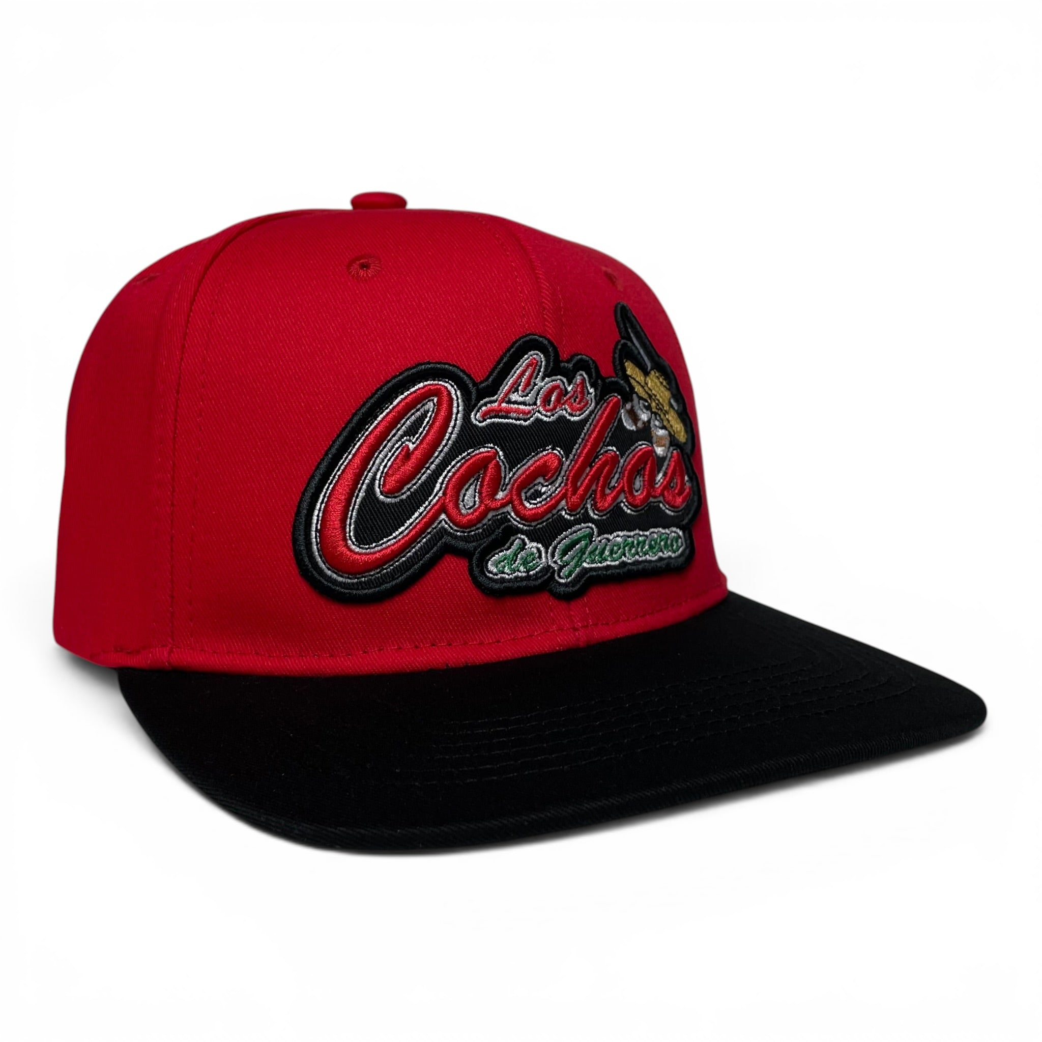 Gorra Los Cochos de Guerrero Mexico, Snapback, Visera Plana, Bordado