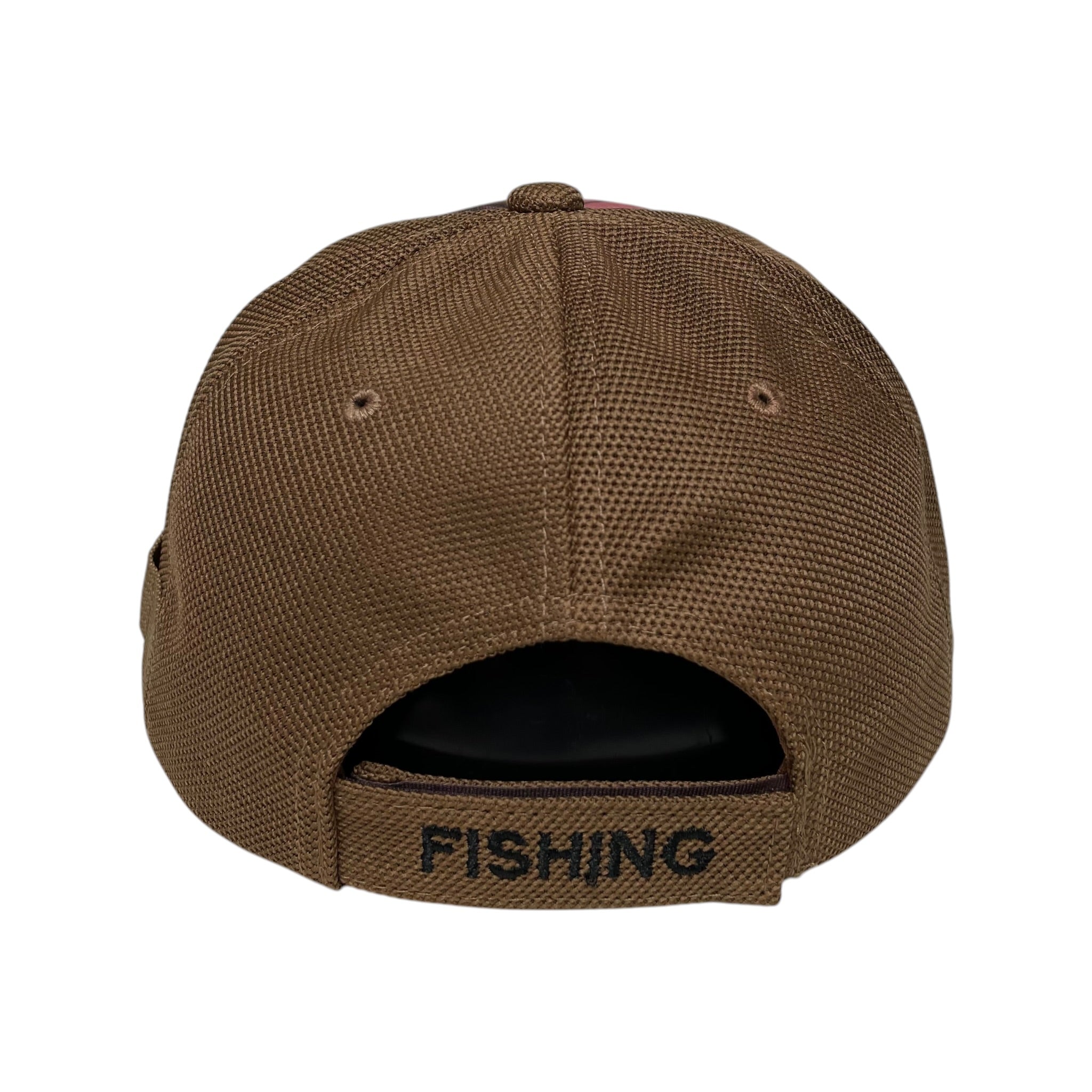 Camo Fishing Cap with American Flag Embroidered Pocket Patch | Wholesale Caps