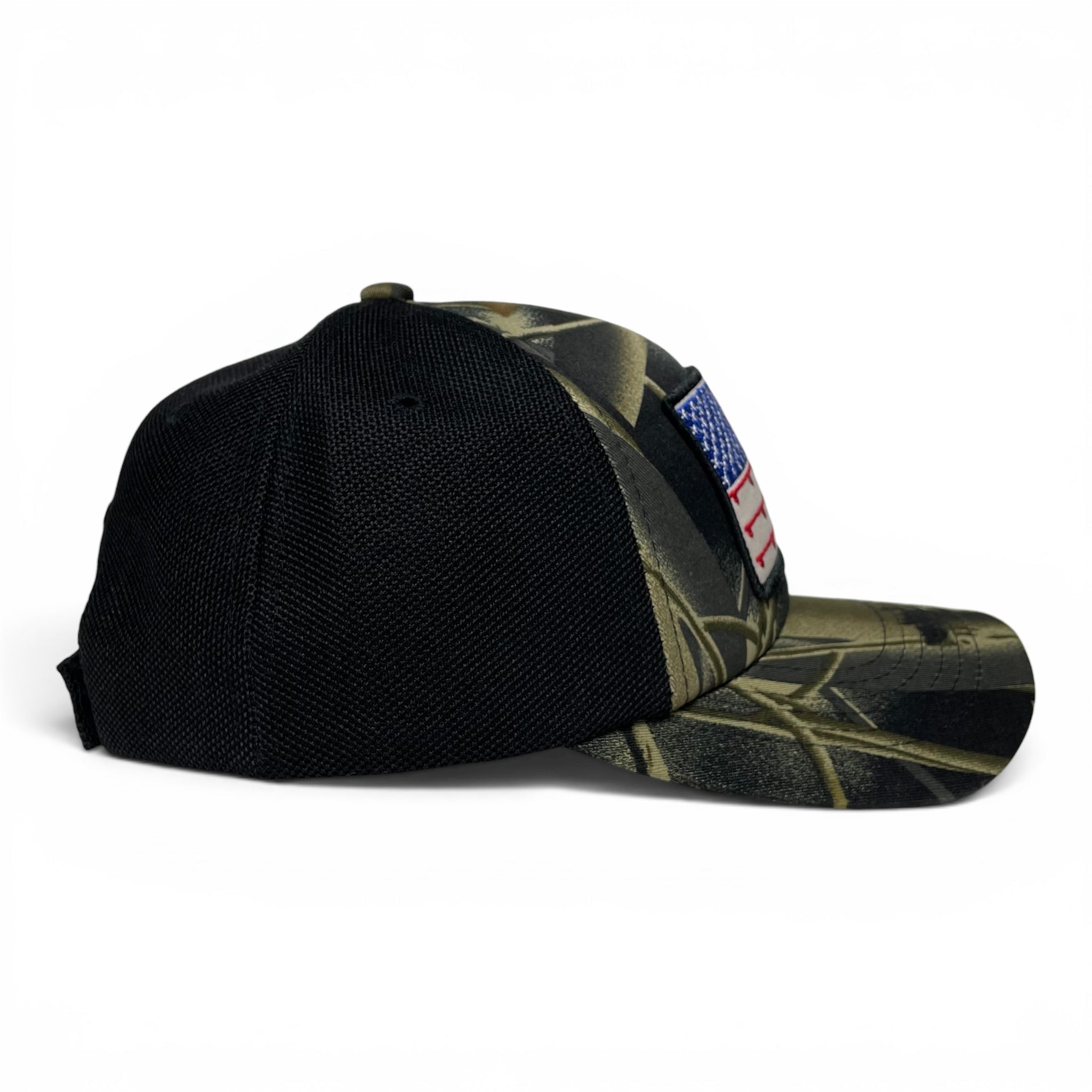 USA American Flag Embroidered Patch Camo Baseball Cap, Fishing Hat