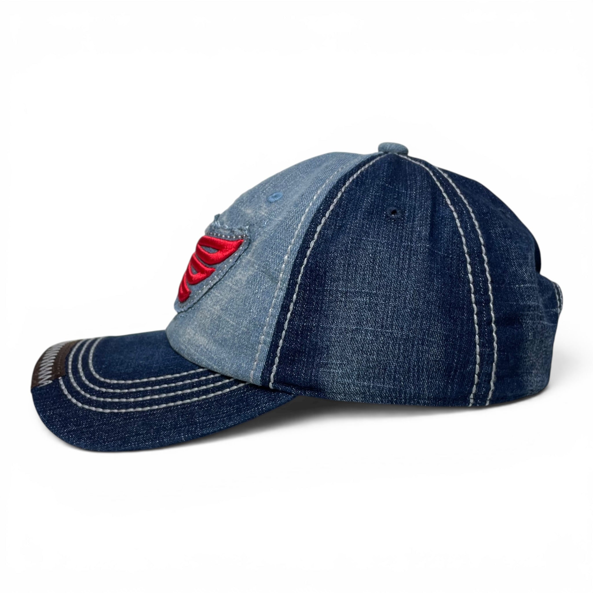 Gorra Hecho en México Águila Logo Bordado, Azul, Ajustable, Visera Curvada