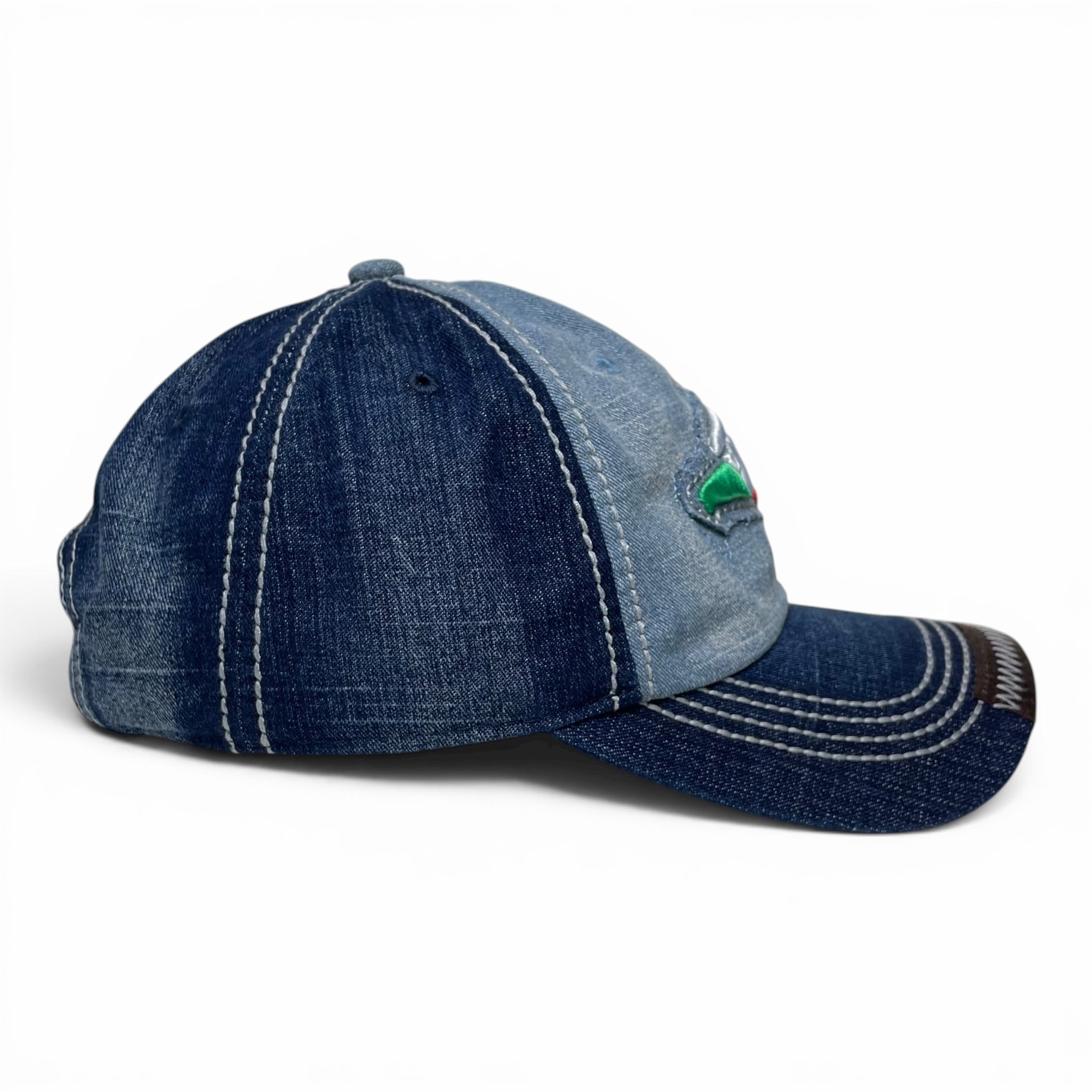 Gorra Hecho en México Águila Logo Bordado, Azul, Ajustable, Visera Curvada