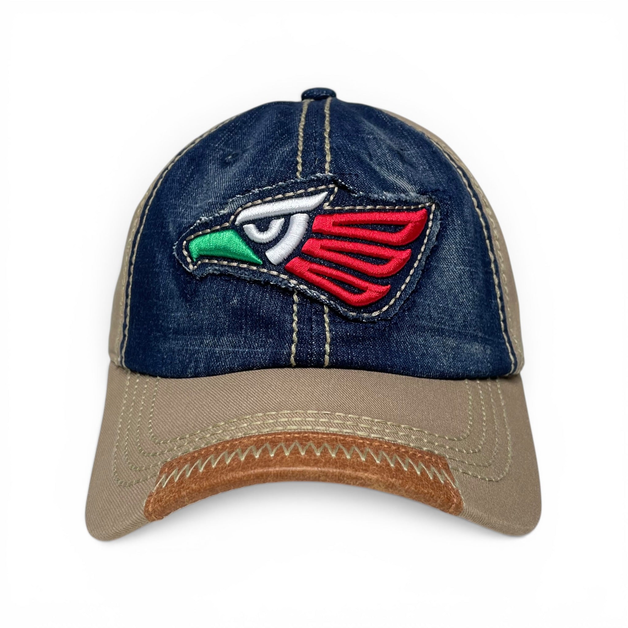 Hecho en Mexico Eagle Embroidered Dad Hat, Curved Brim, Adjustable