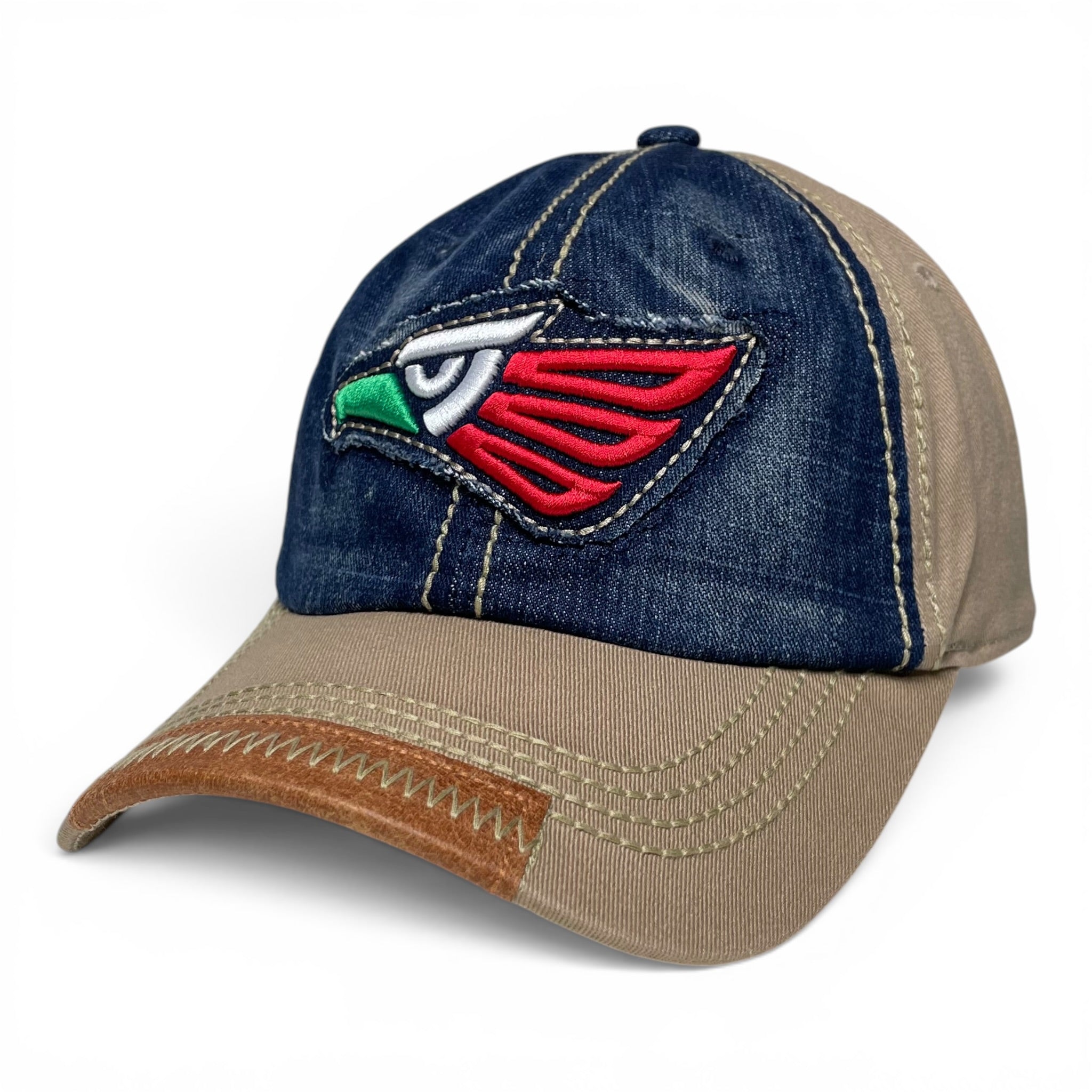 Hecho en Mexico Eagle Embroidered Dad Hat, Curved Brim, Adjustable