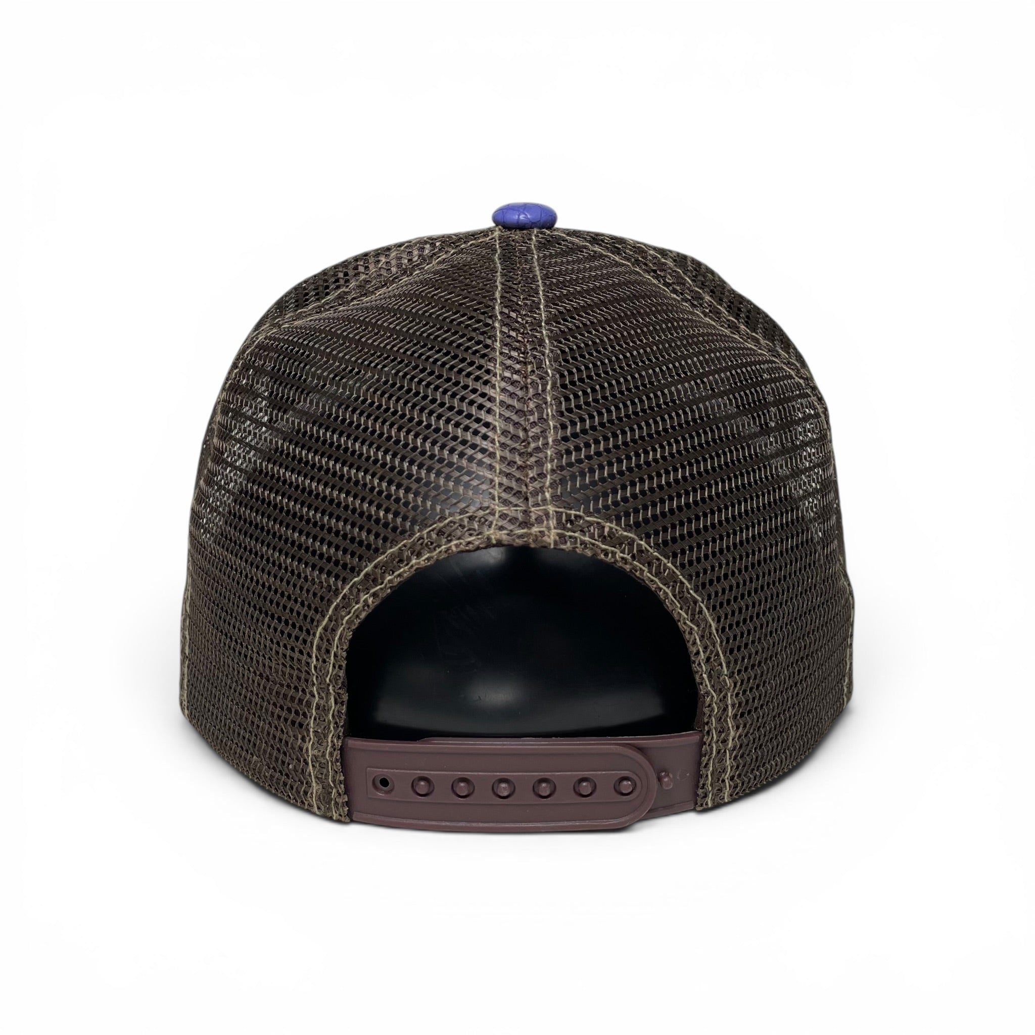 Gorra Vaquera Hecho en México Logo, Águila Bordada, Parche de Cuero