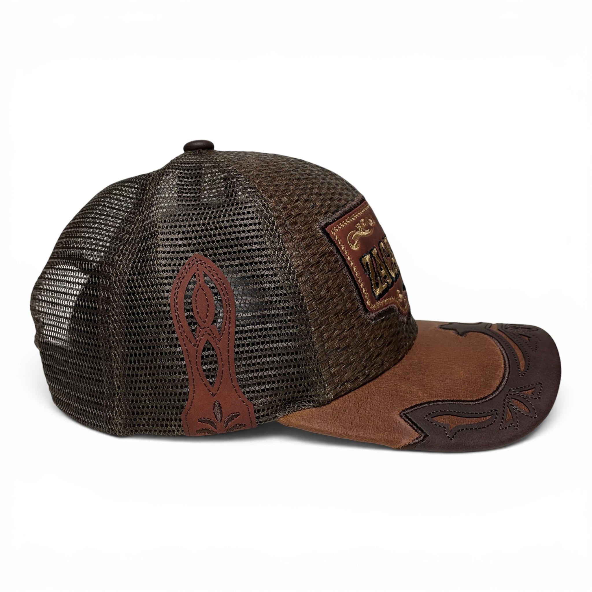 Zacatecas Mexico Straw Snapback Hat, Western, Rodeo Baseball Cap