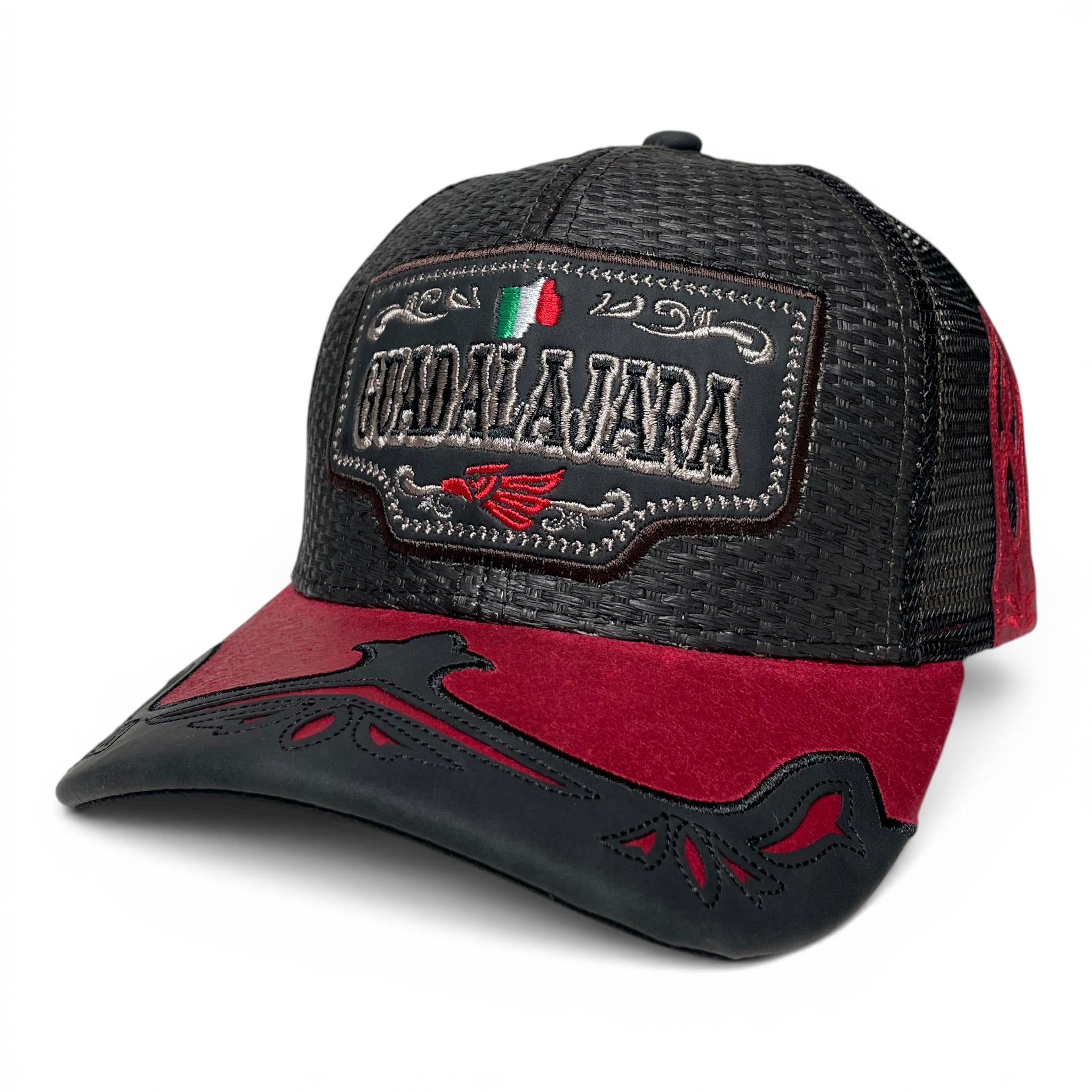 Gorra de Guadalajara México, Parche Bordado, Estilo Vaquero Rodeo