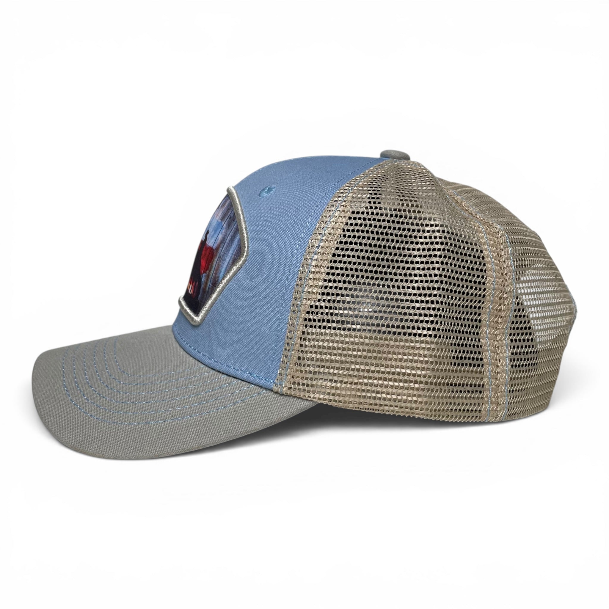 Lone Star State Texas Flag Snapback Hat, Mesh, Cowboy, Horse, Rodeo