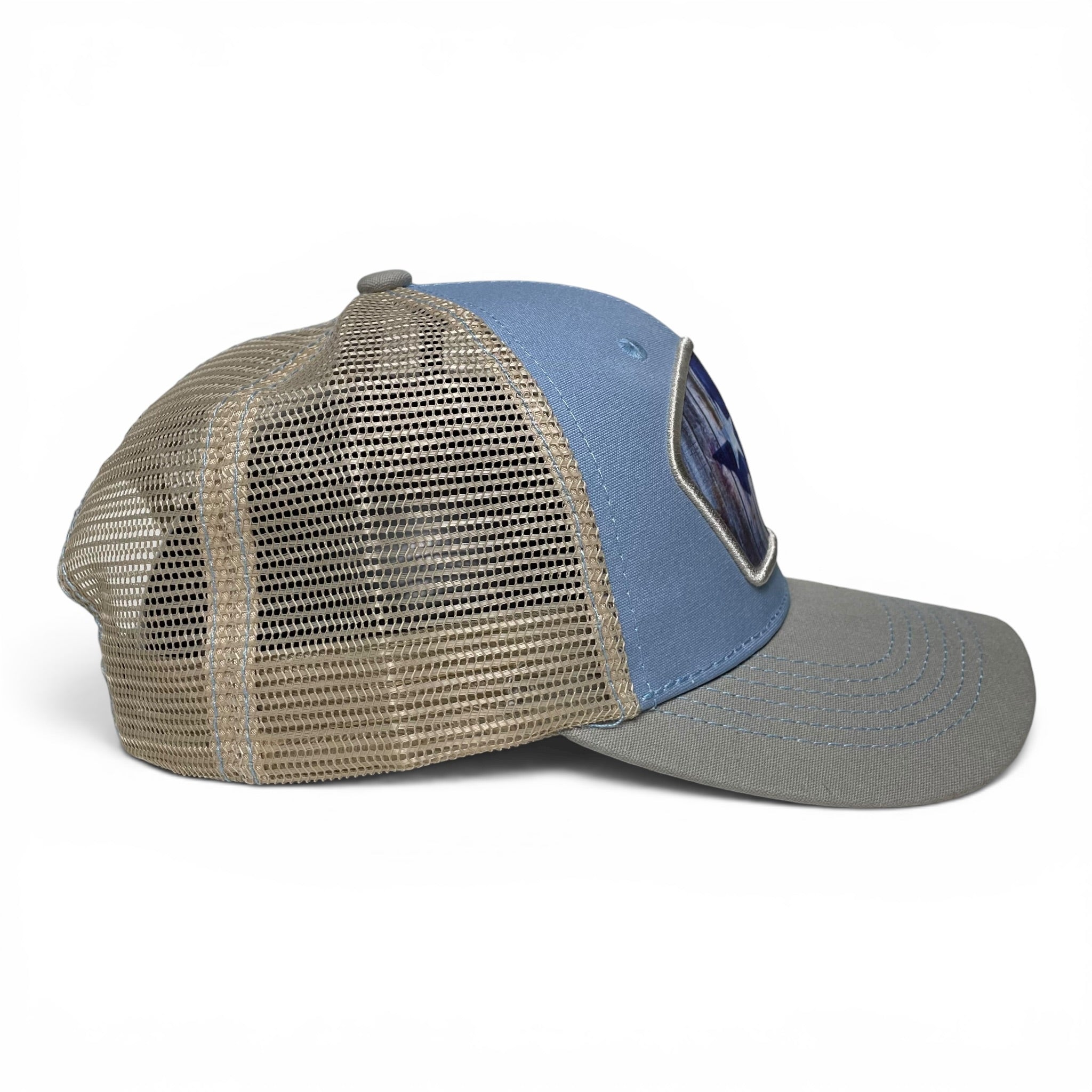 Lone Star State Texas Flag Snapback Hat, Mesh, Cowboy, Horse, Rodeo