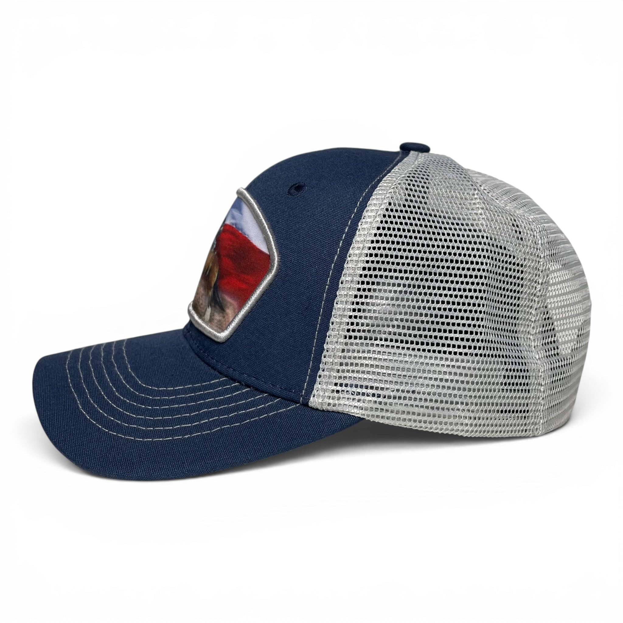 Texas Flag Rodeo Snapback Baseball Cap, Cowboy, Bucking Bronco