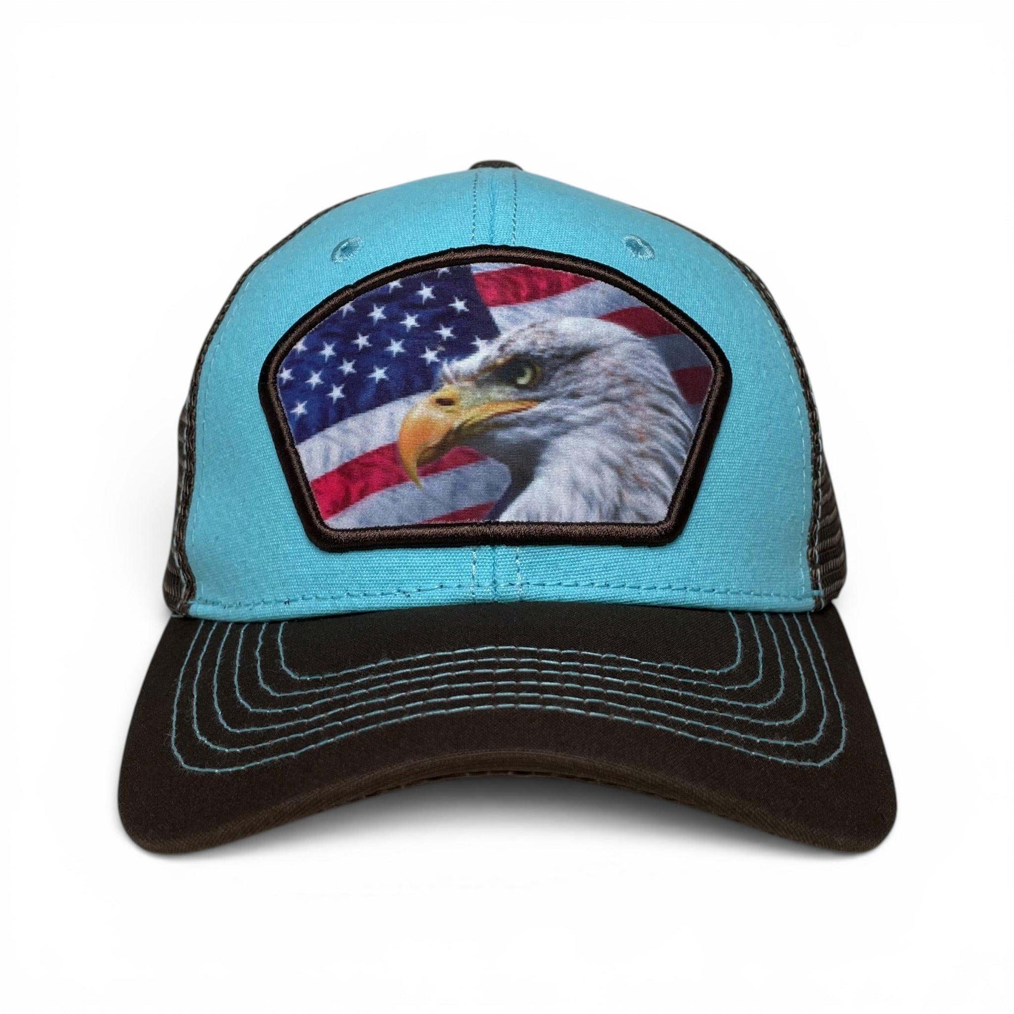 USA American Flag Snapback Baseball Cap, Eagle Patriotic Hat