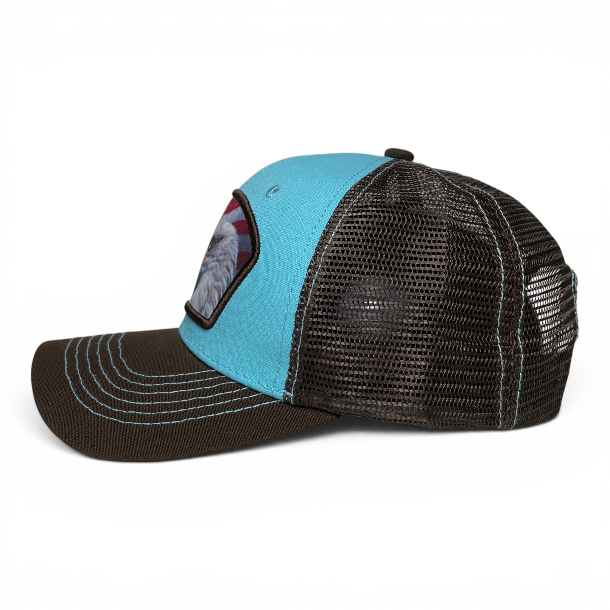 USA American Flag Snapback Baseball Cap, Eagle Patriotic Hat