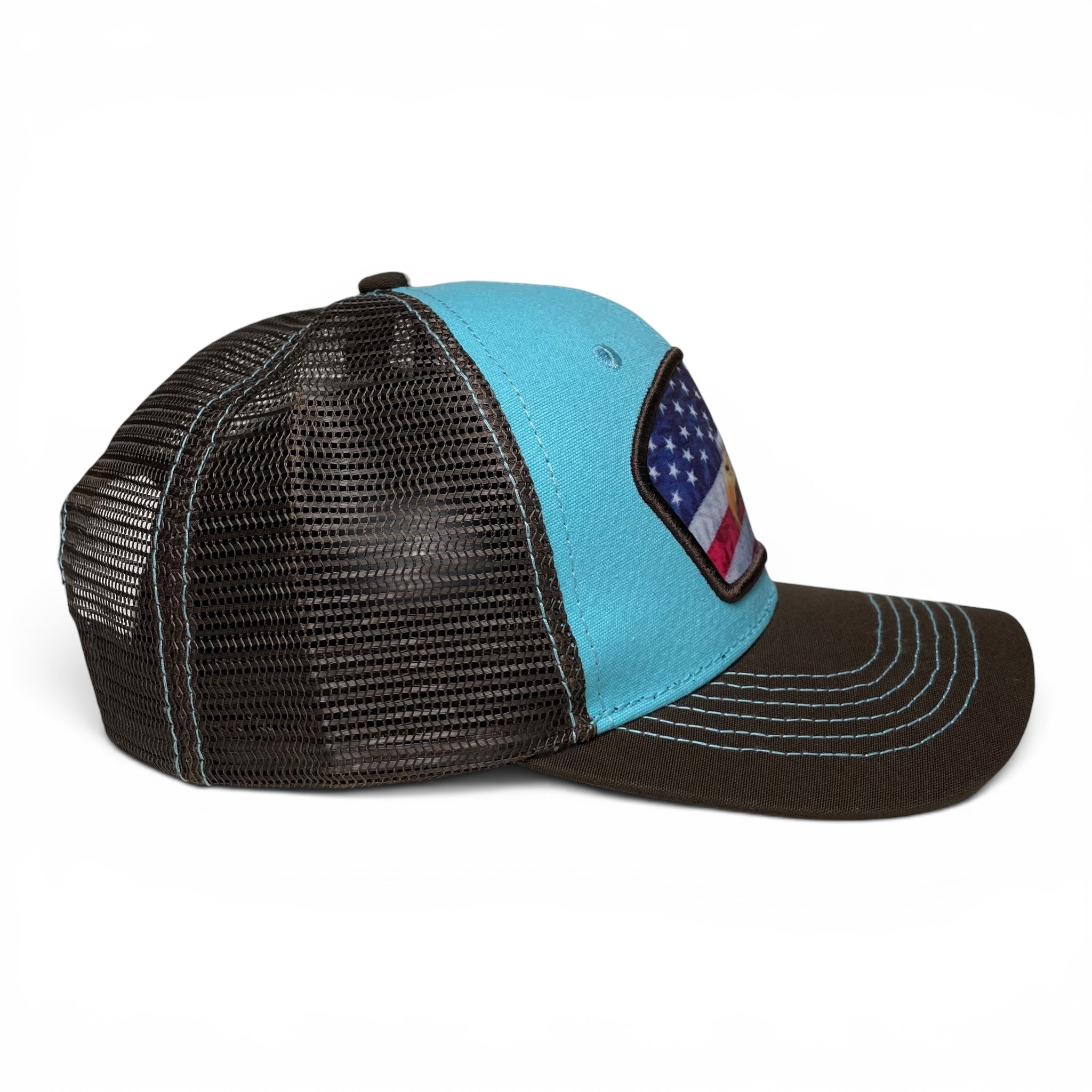 USA American Flag Snapback Baseball Cap, Eagle Patriotic Hat