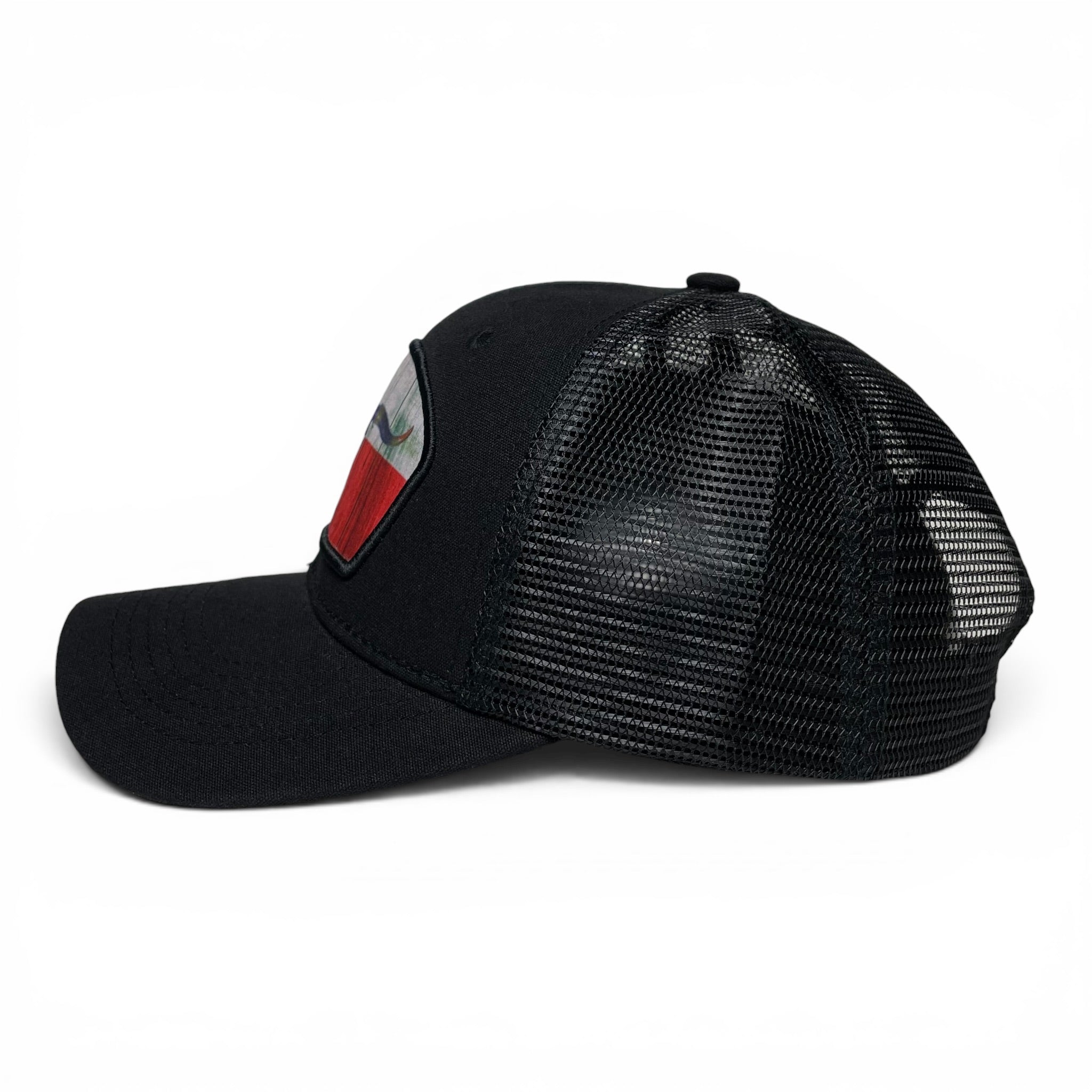 Texas Bull Skull Printed Patch Western Trucker Snapback Hat
